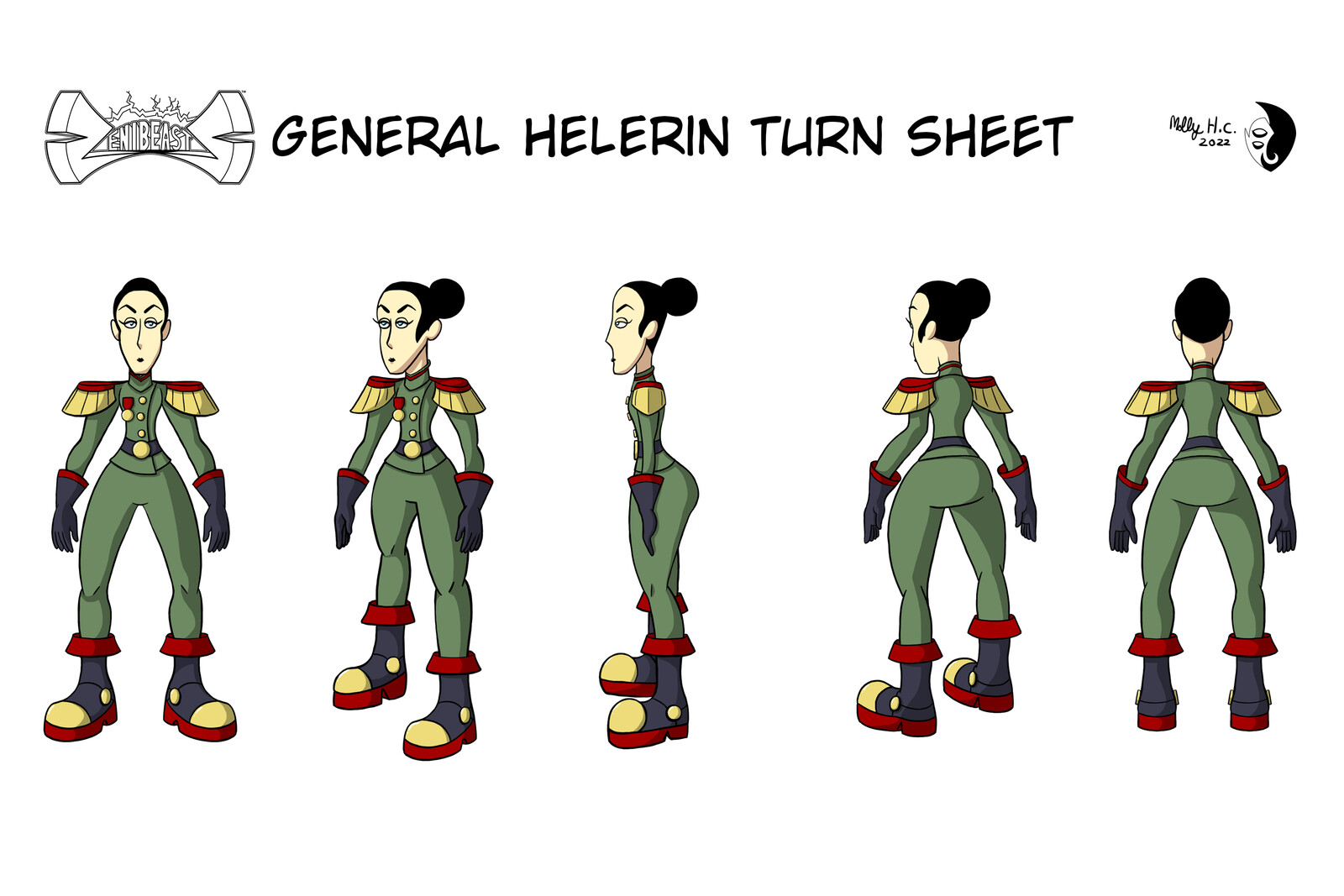 Zenibeasts: General Helerin Turn Sheet