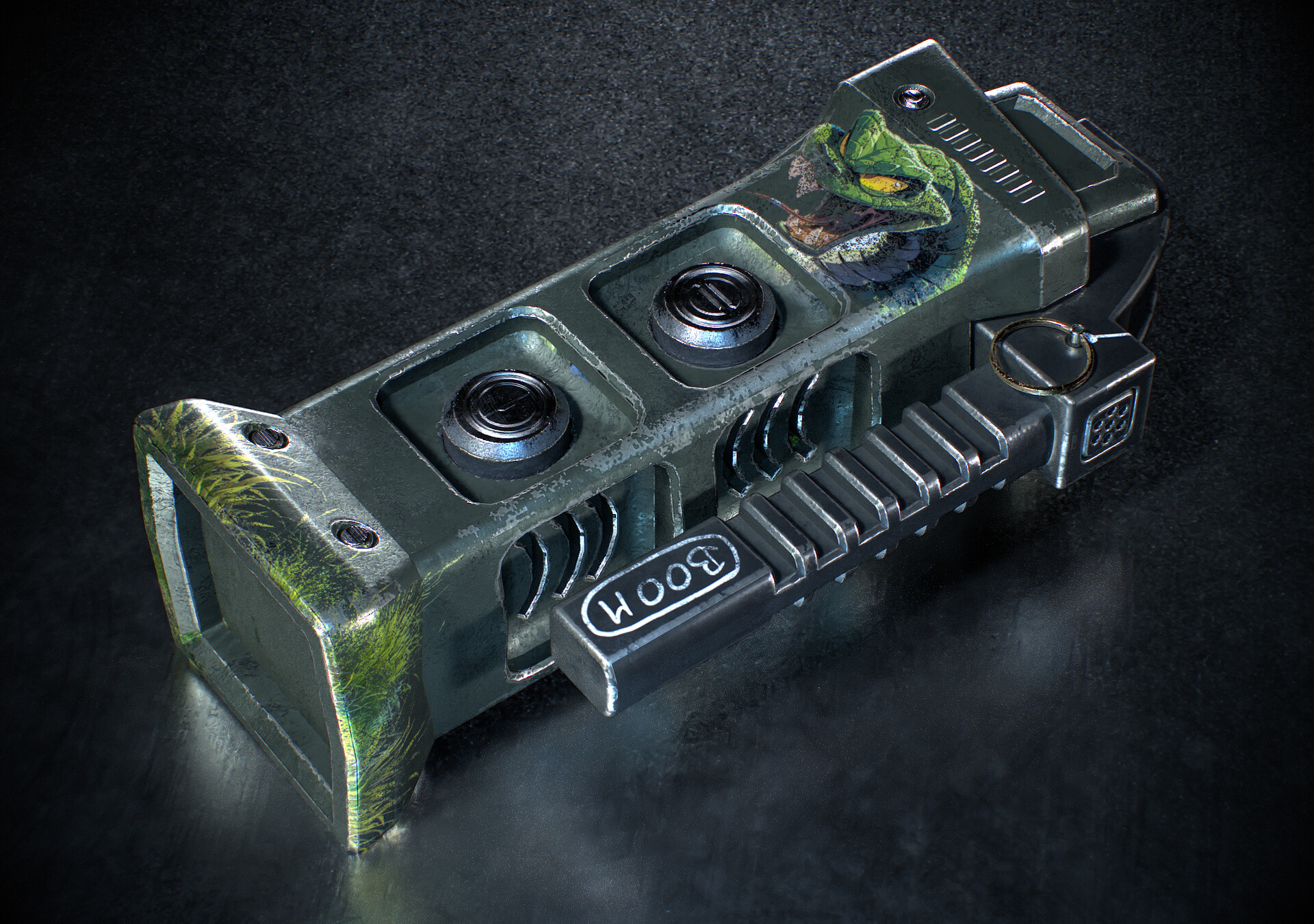 Artstation 3d modeling game props hard surface modeling