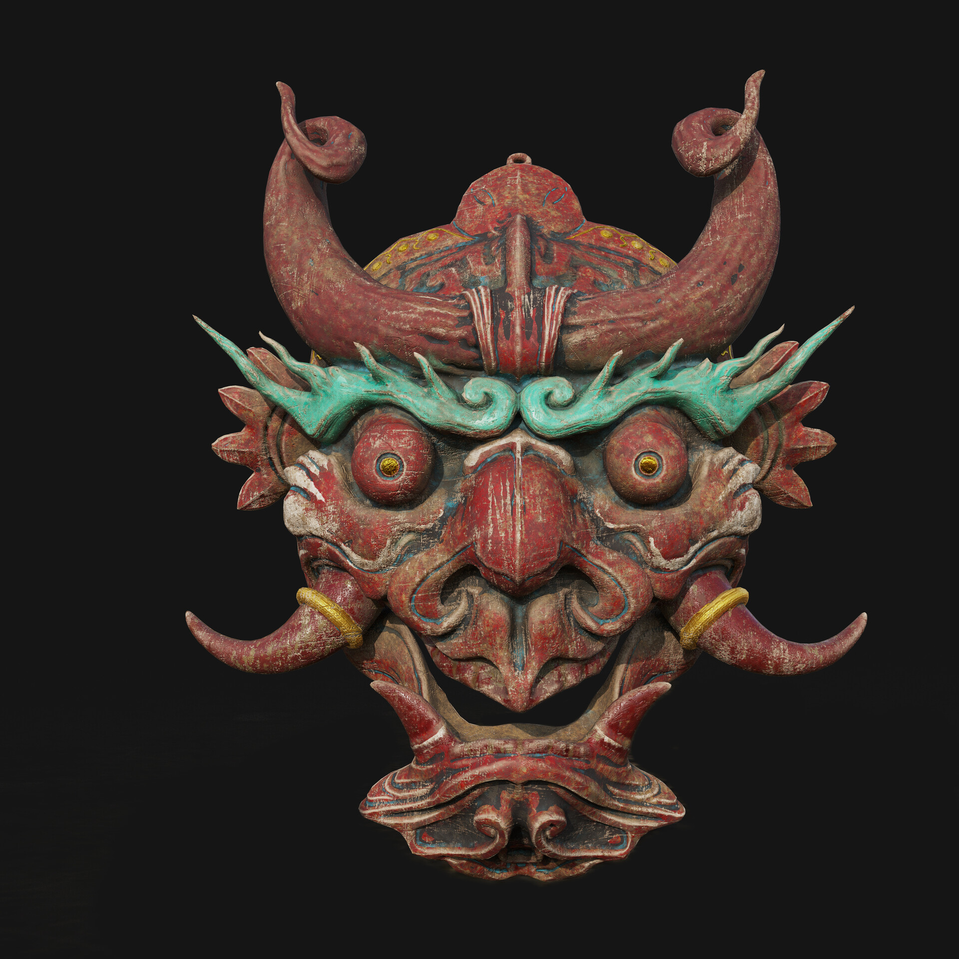 ArtStation - Demon mask