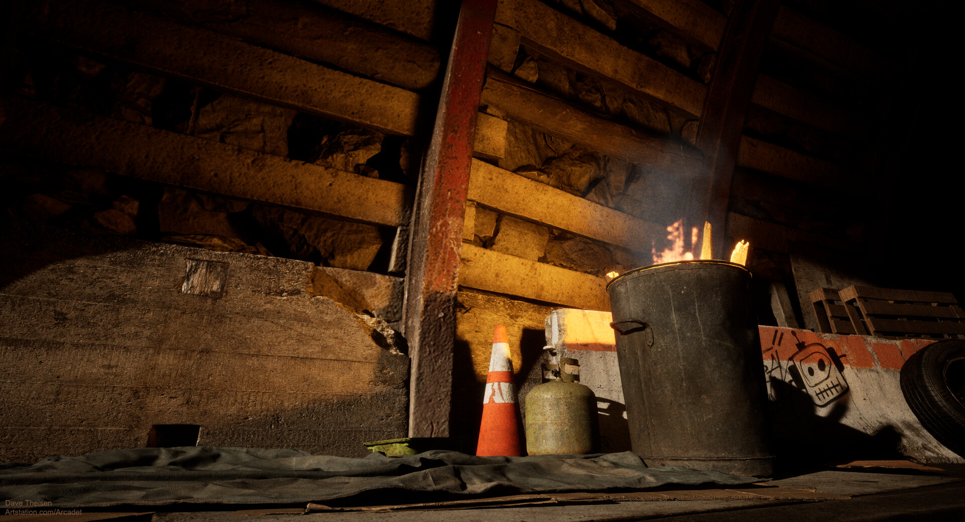 Dave Theisen Vagrant Camp Fire