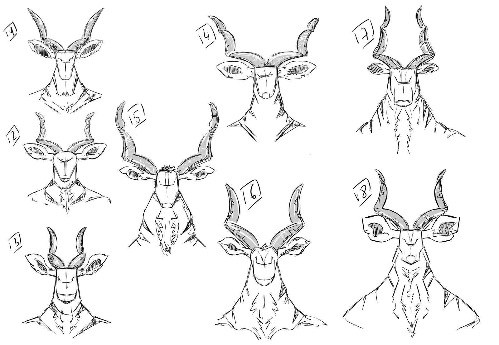 Head and Horns Concepts