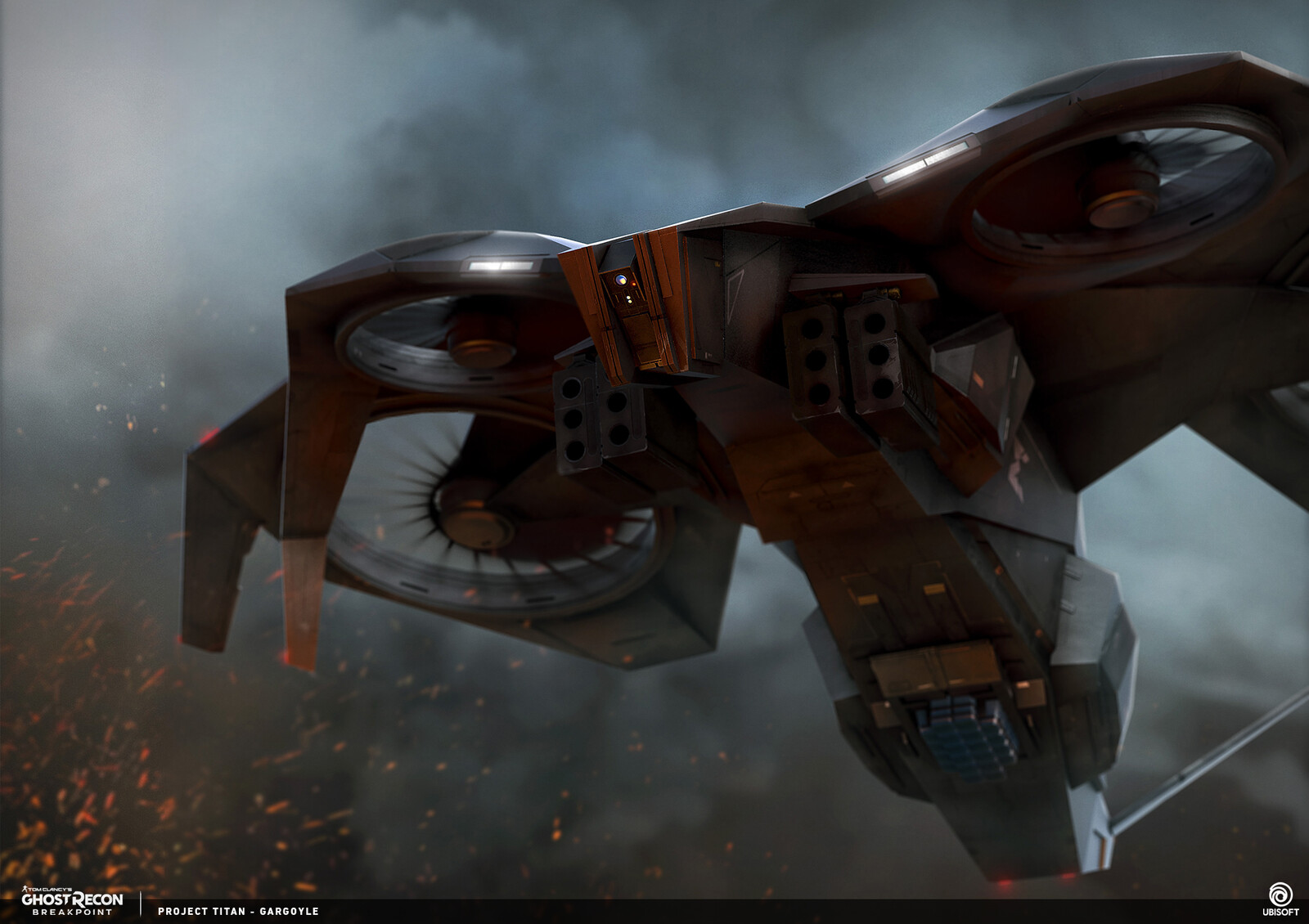 Ghost Recon Breakpoint - Gargoyle drone design