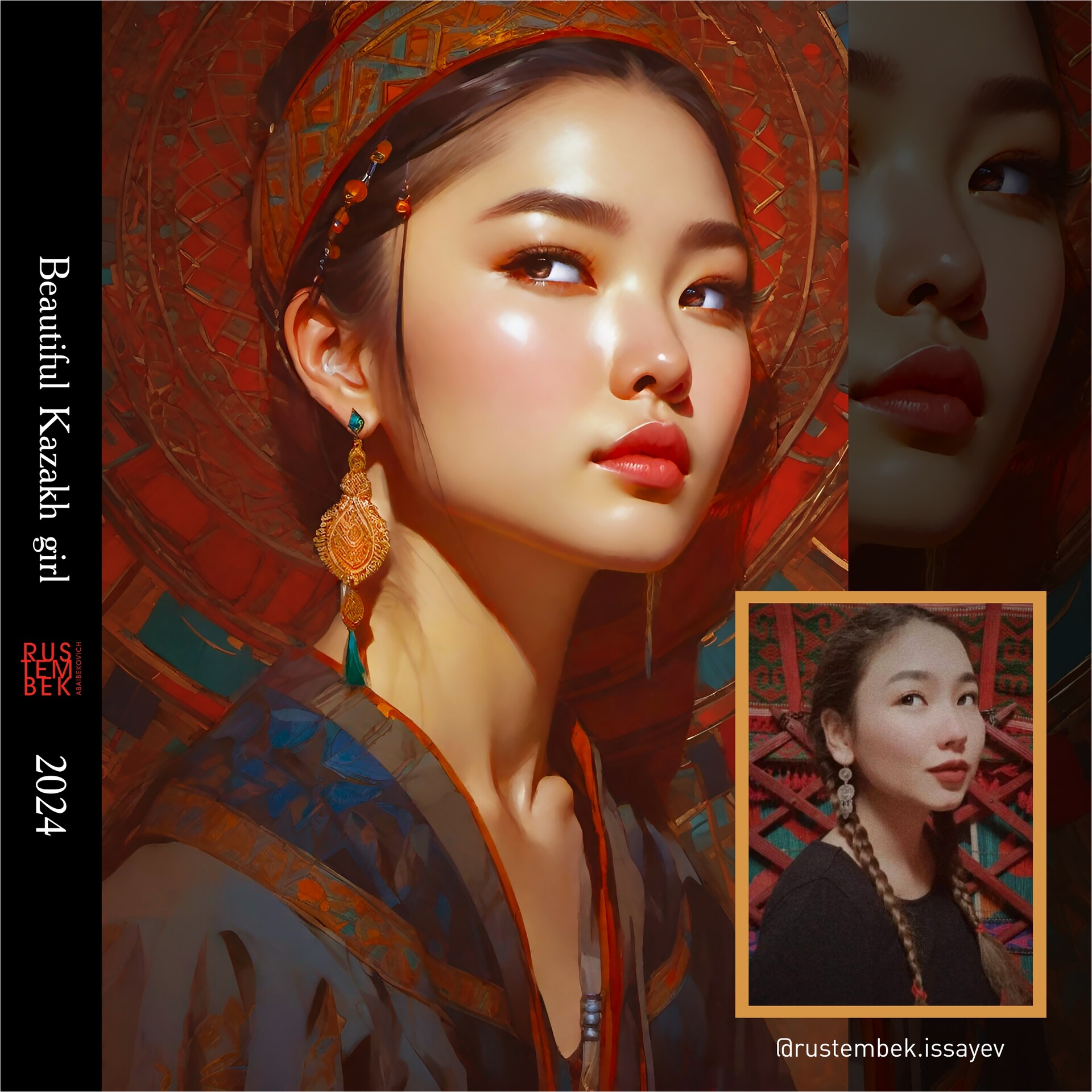 ArtStation - BEAUTIFUL KAZAKH GIRL