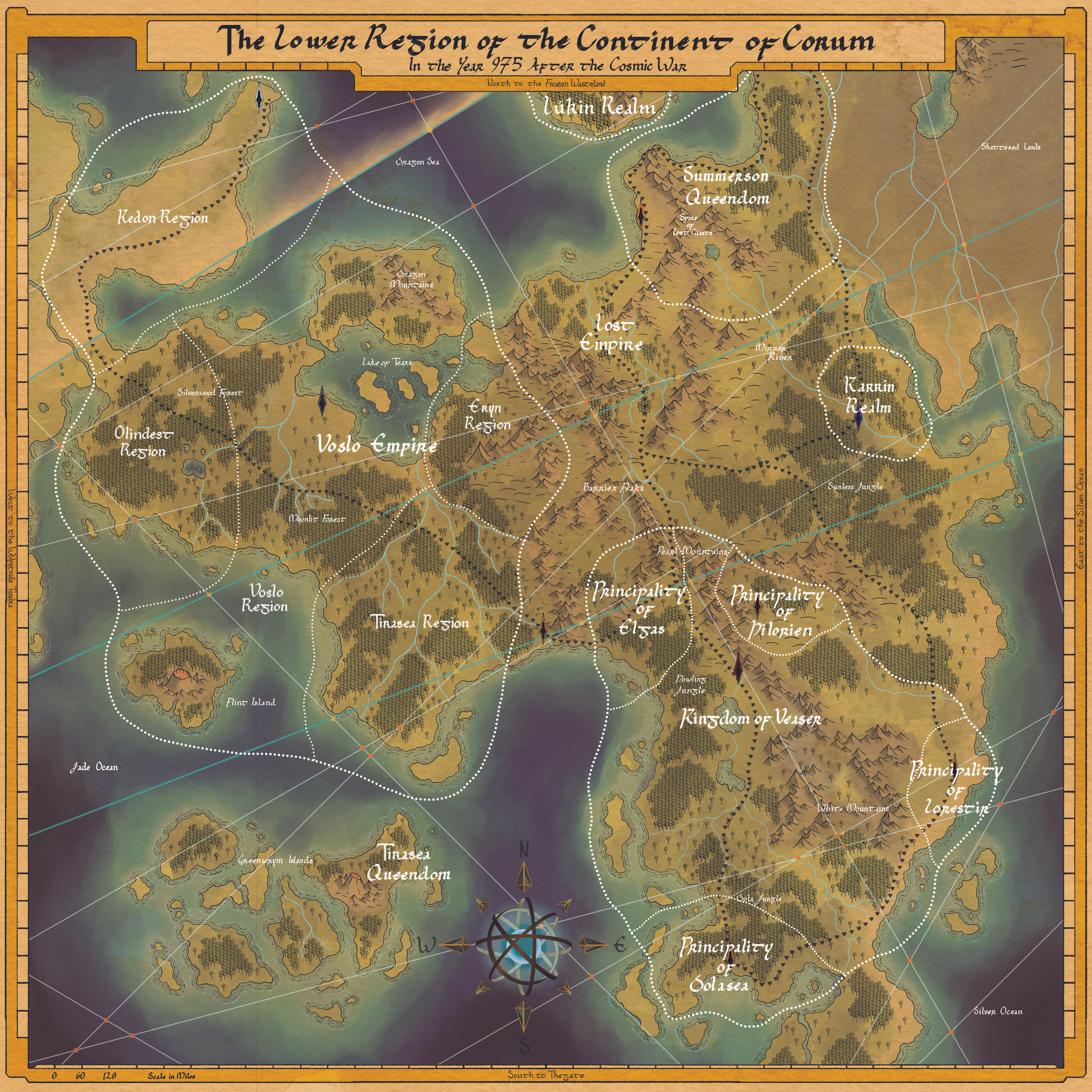 The lower region of Corum, home to the Lost Empire
