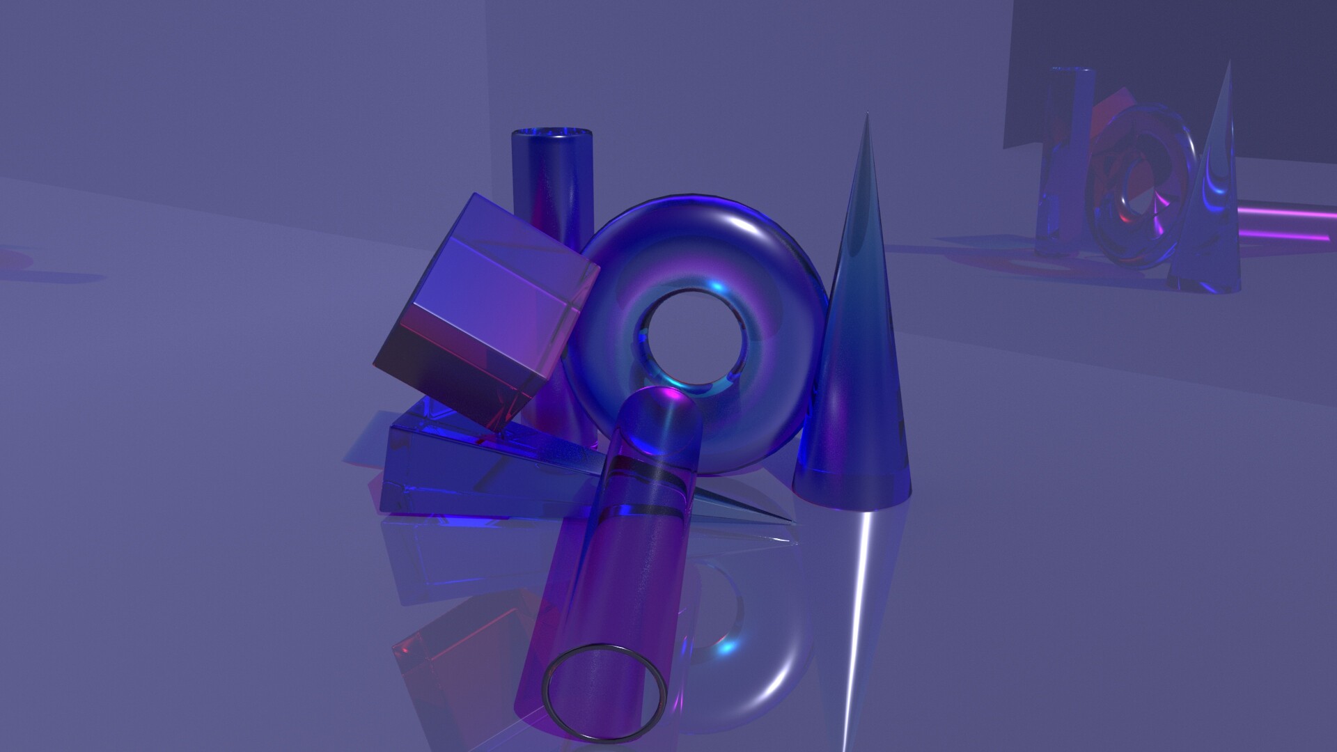 ArtStation Caustic effect on polygons