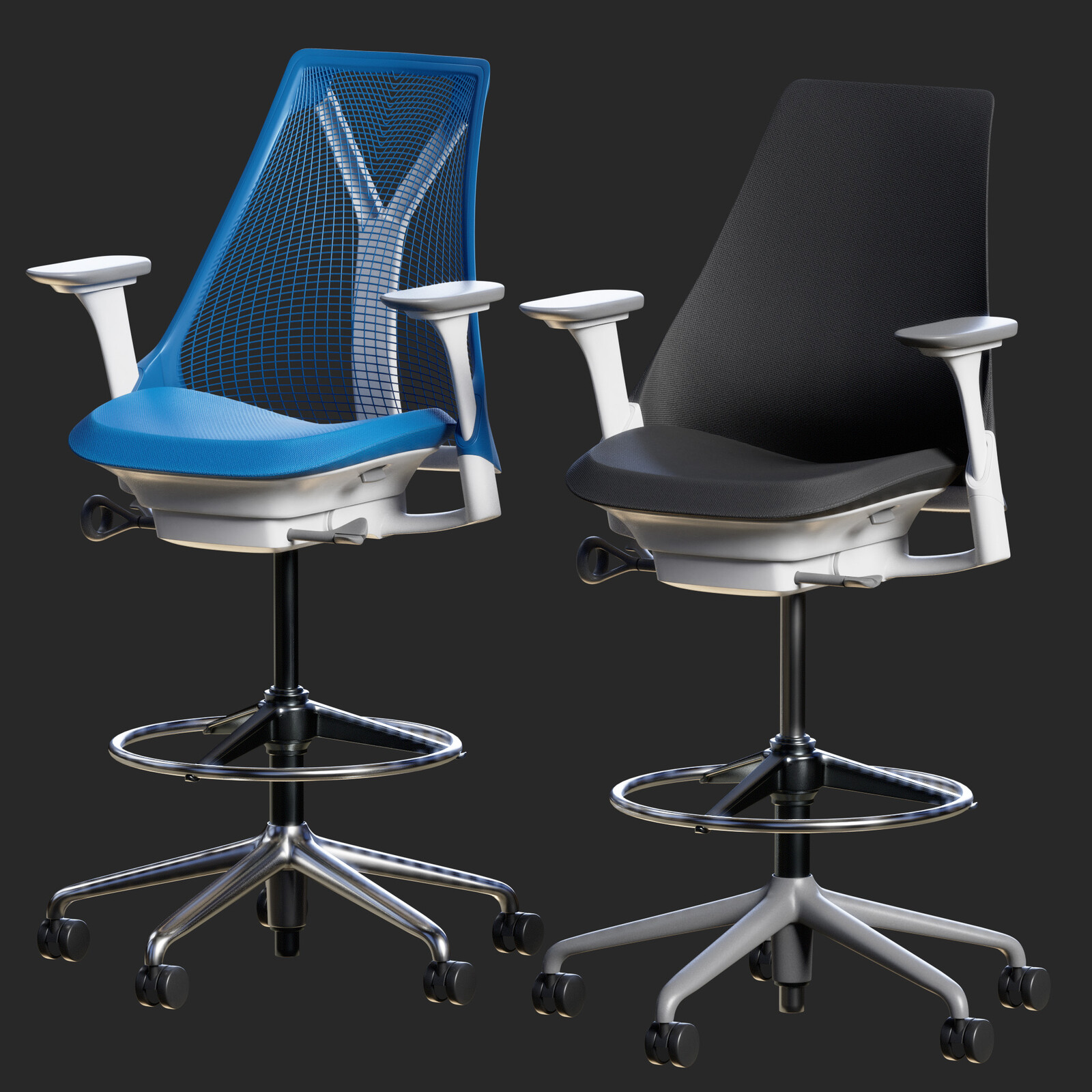 Herman Miller - Sayl Chair Stool | PBR | HQ 