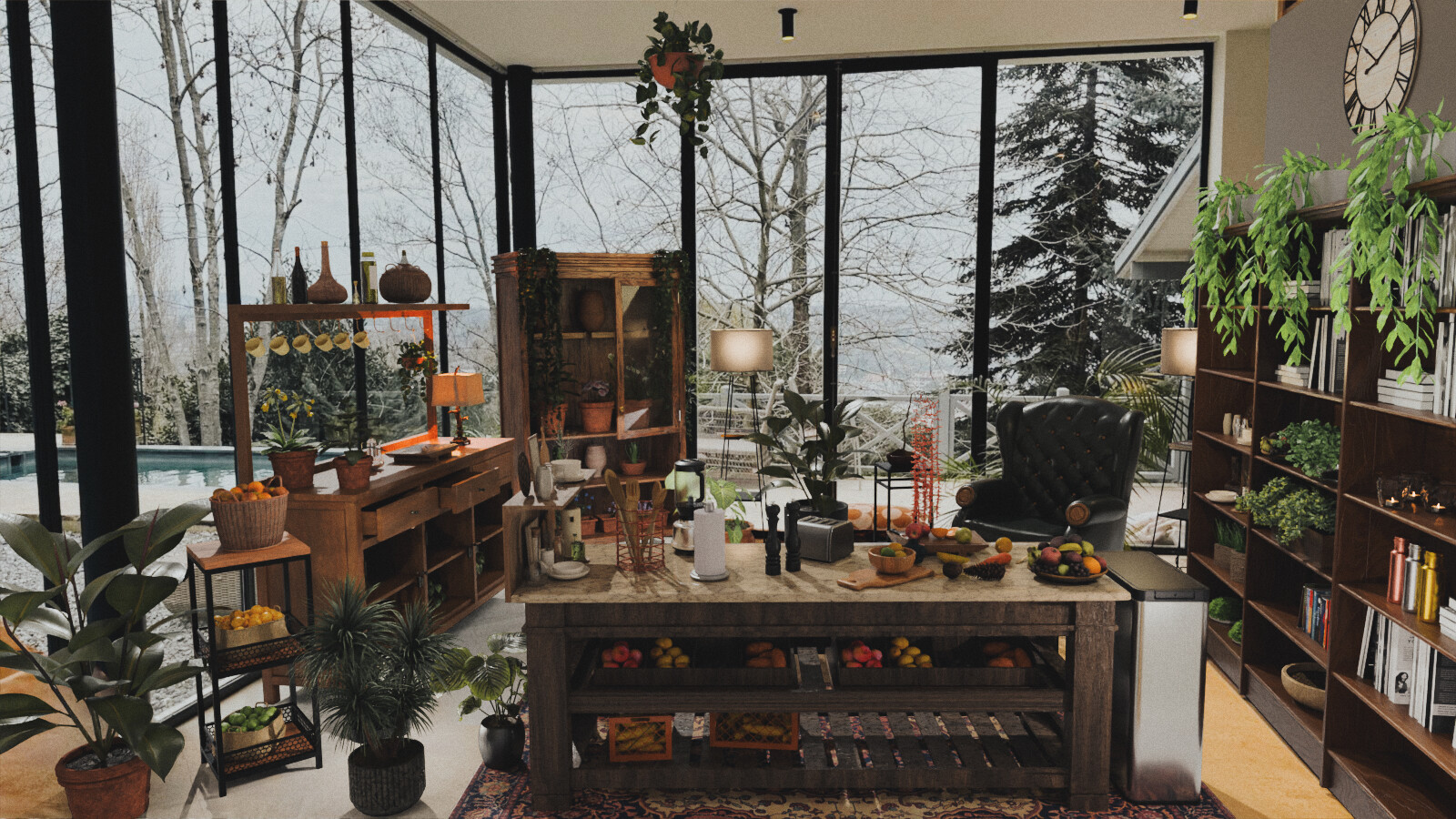 Botanic Garden Commercial Decor 2