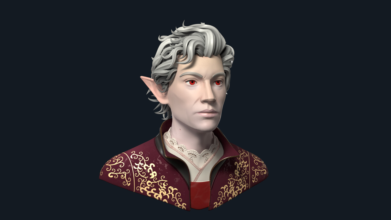 Astarion stylized bust - Fan art