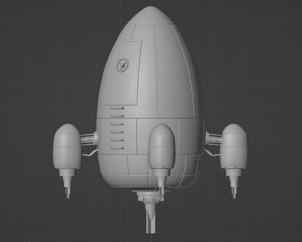 Viewport Shading - Rocket