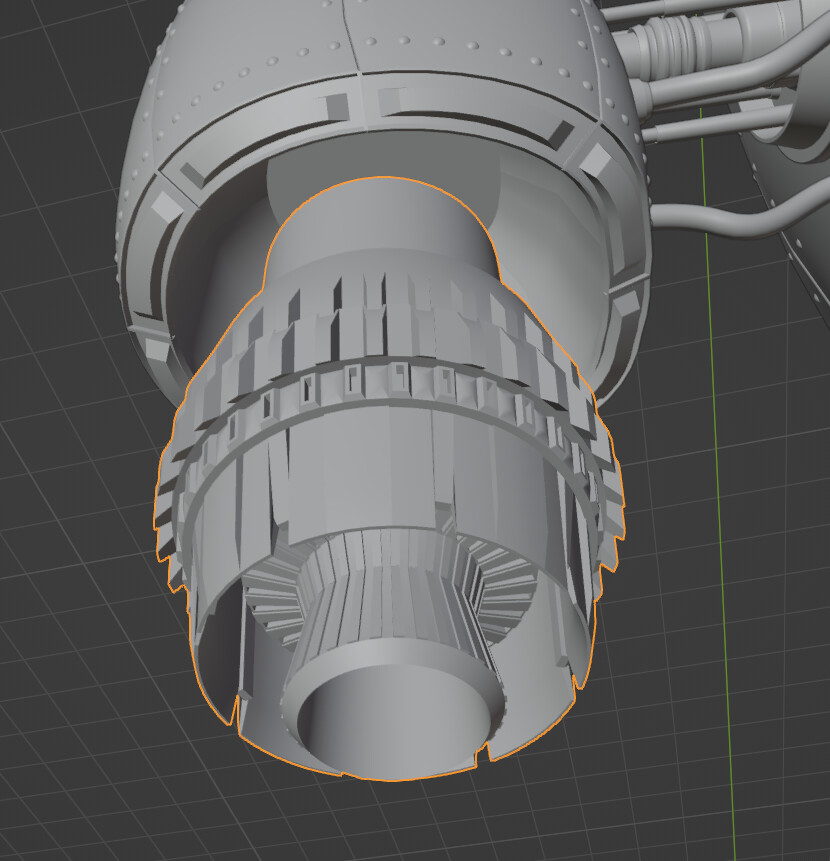 Viewport Shading - Secondary Propulsion Engines