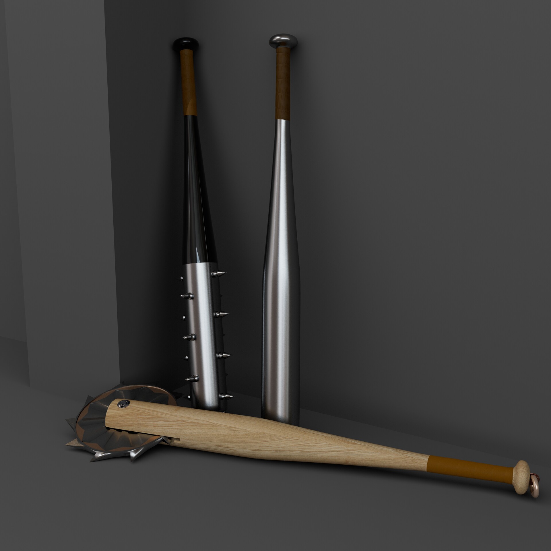 ArtStation - 3d Bat Weapon Model