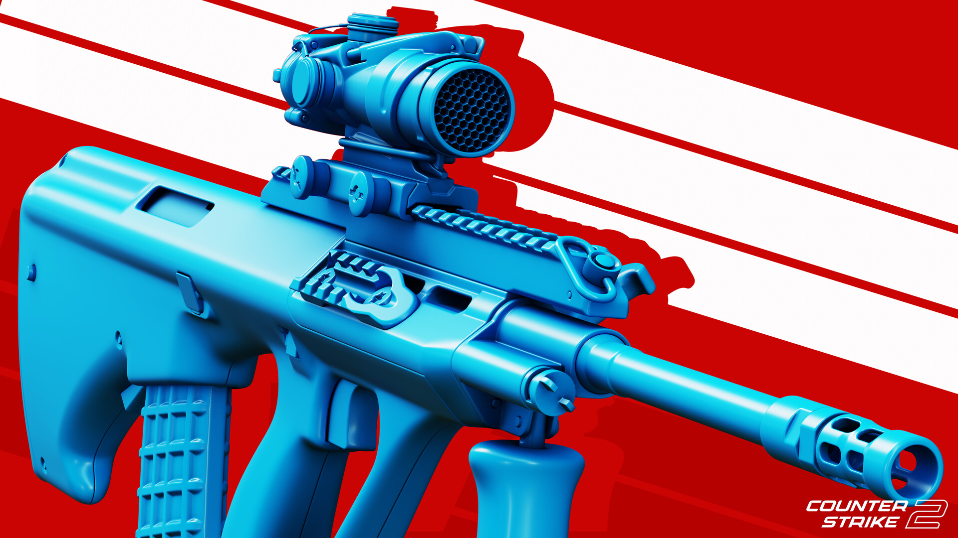 Artstation counter strike 2 aug high poly