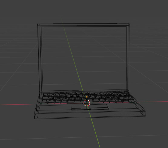Laptop Wireframe