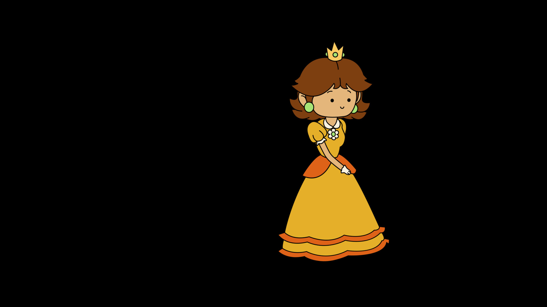 ArtStation - Princess Daisy Walking