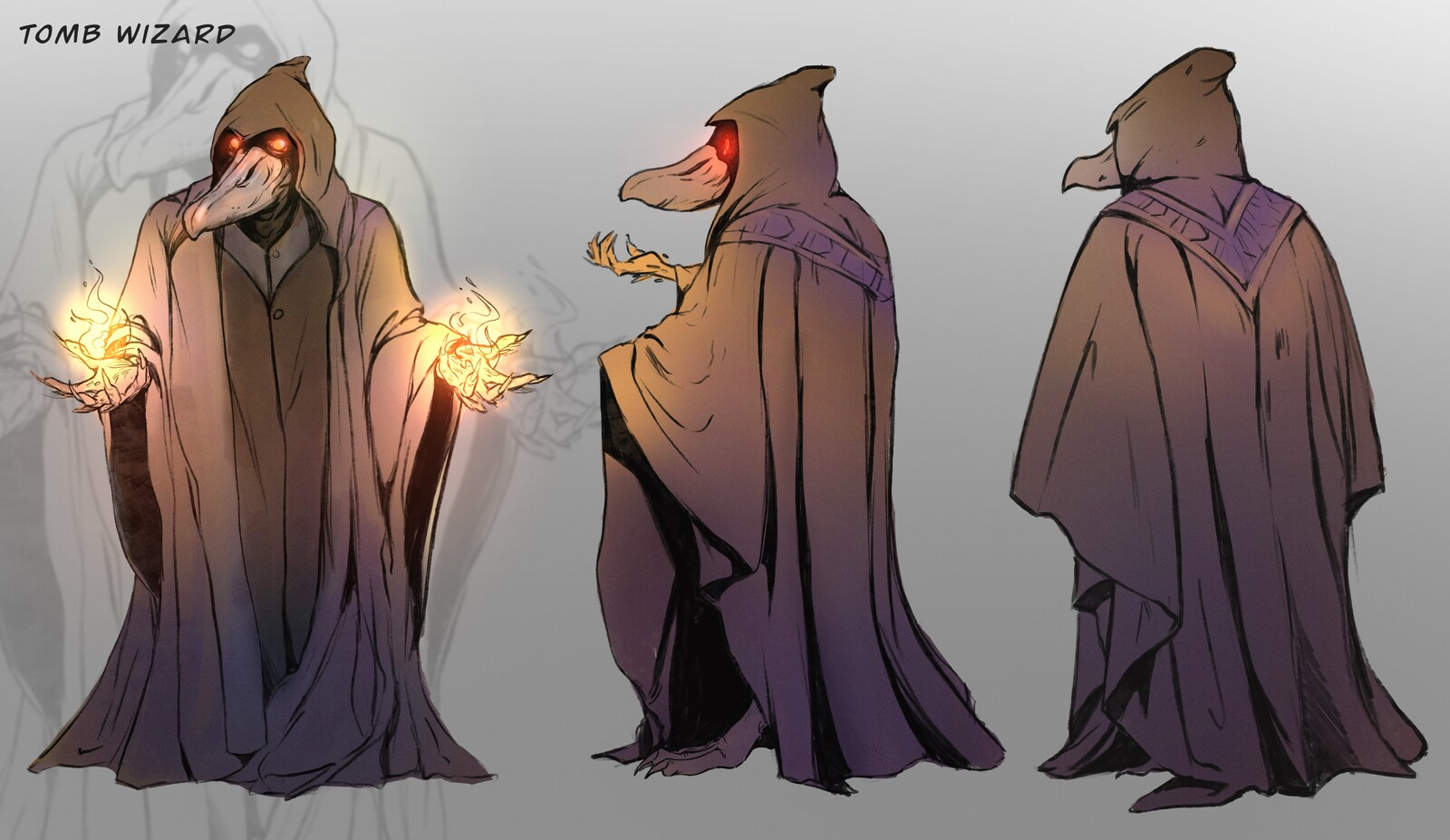 Tomb Wizard concept: Douerbat 