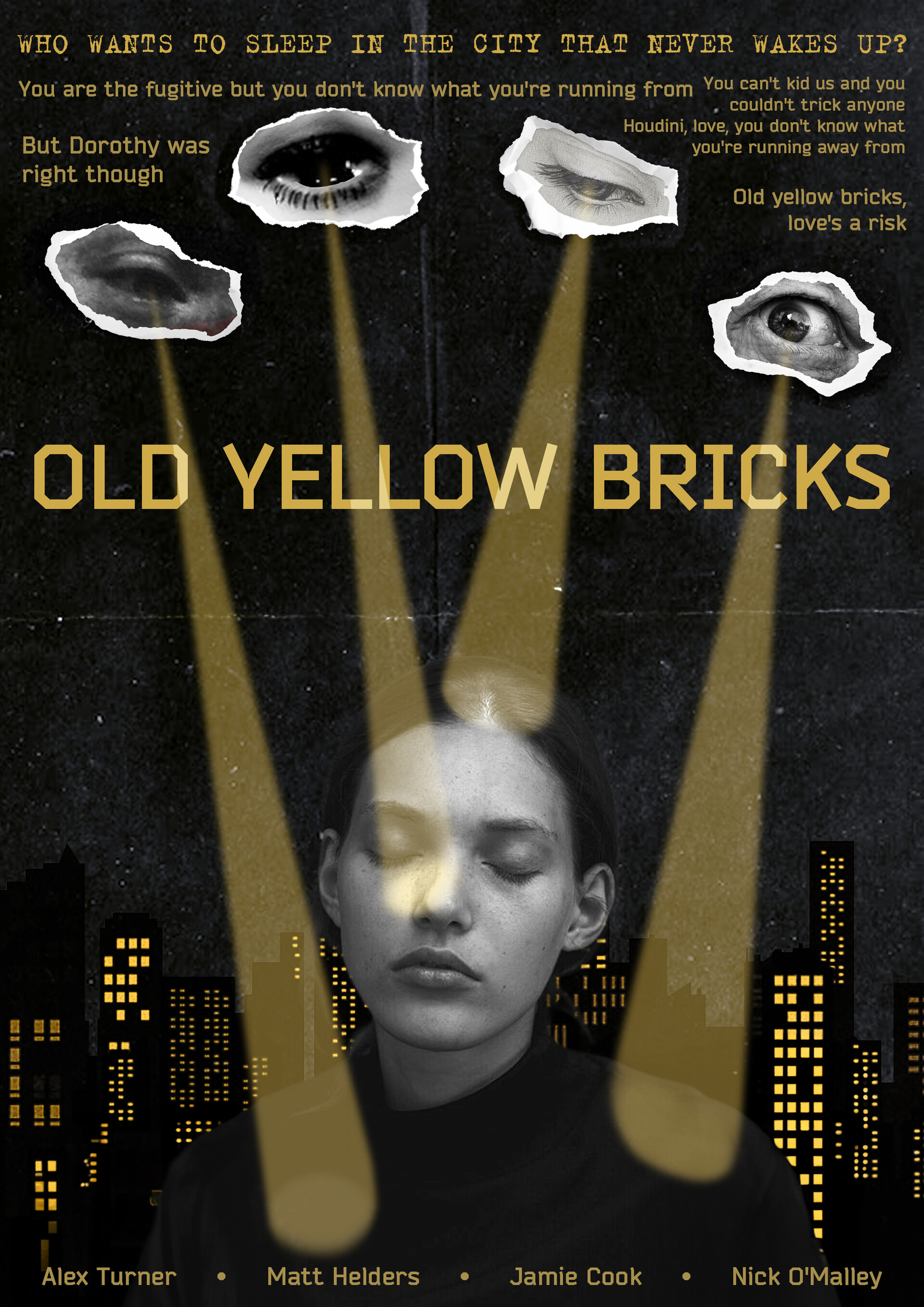 ArtStation Old Yellow Bricks Arctic Monkeys Poster