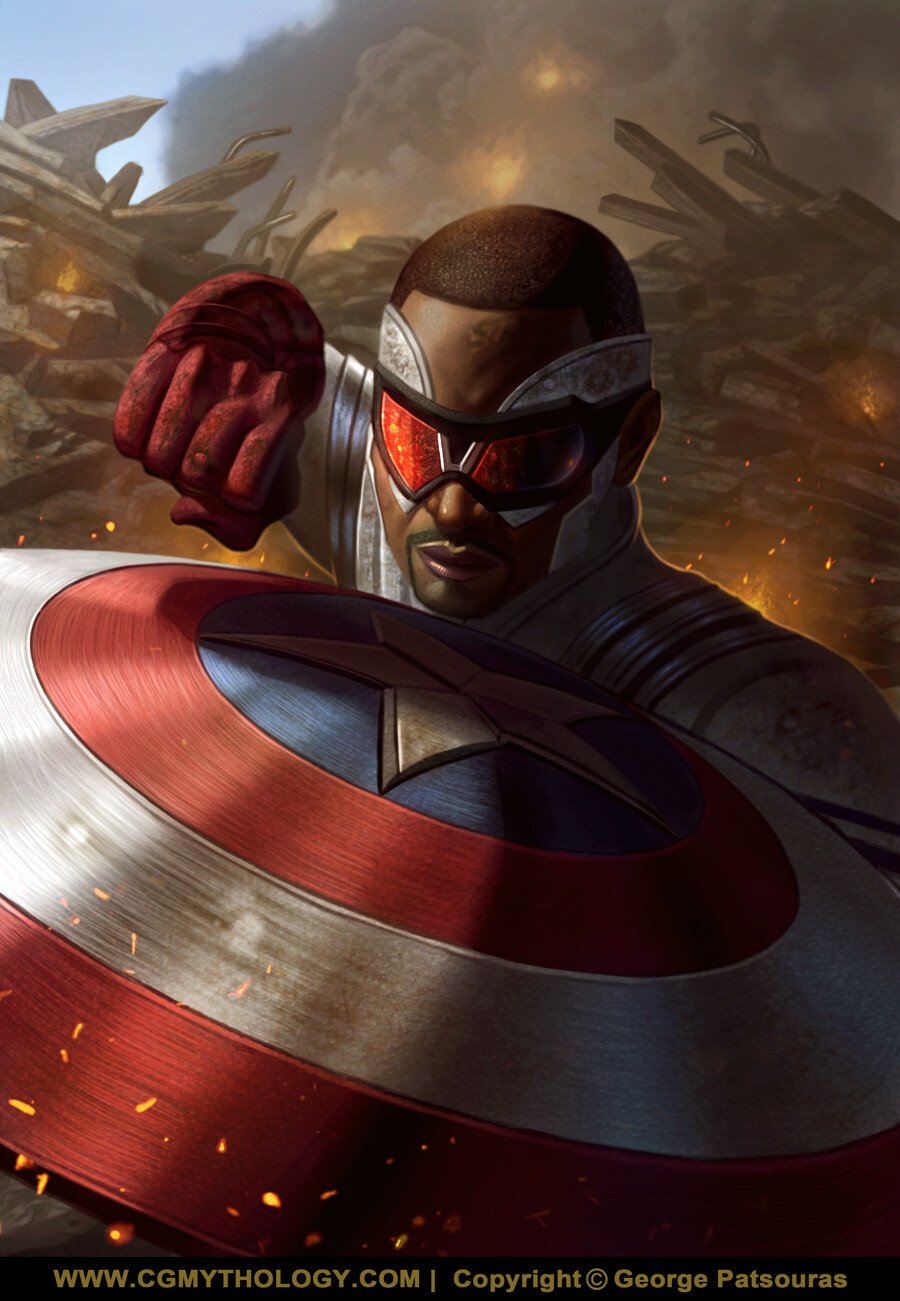 Anthony Mackie Captain America Winter Soldier 123 ArtStation All