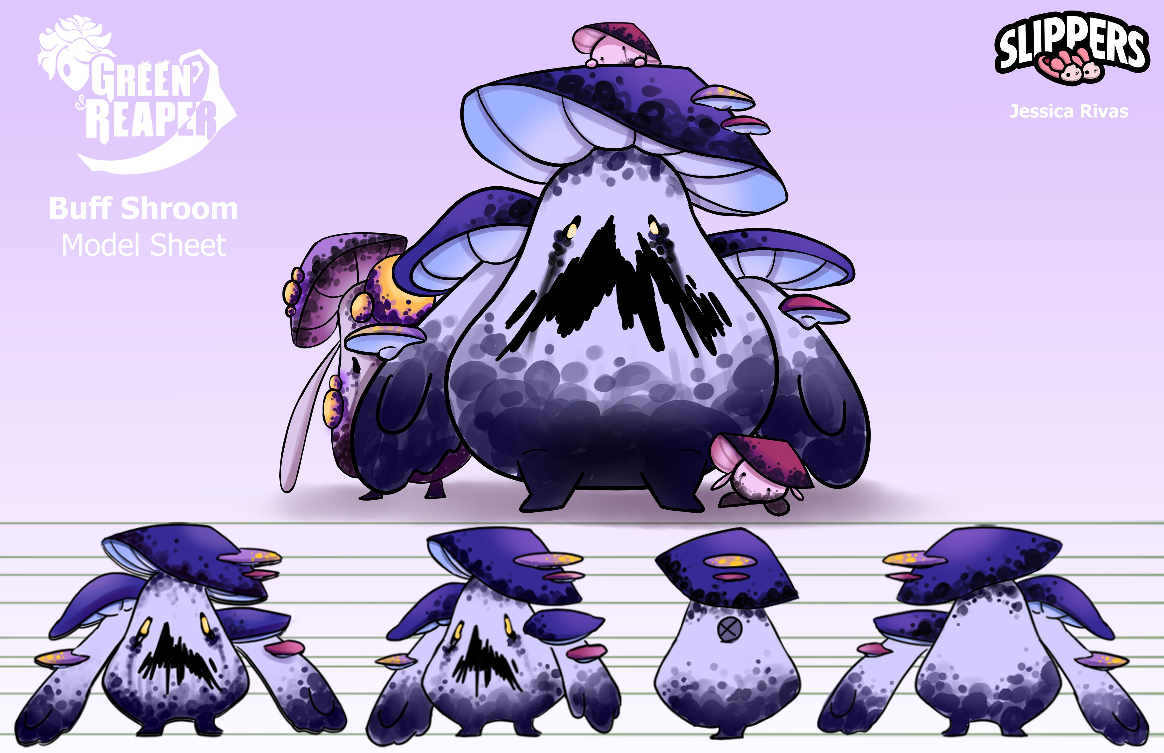 Buffshroom Model Sheet