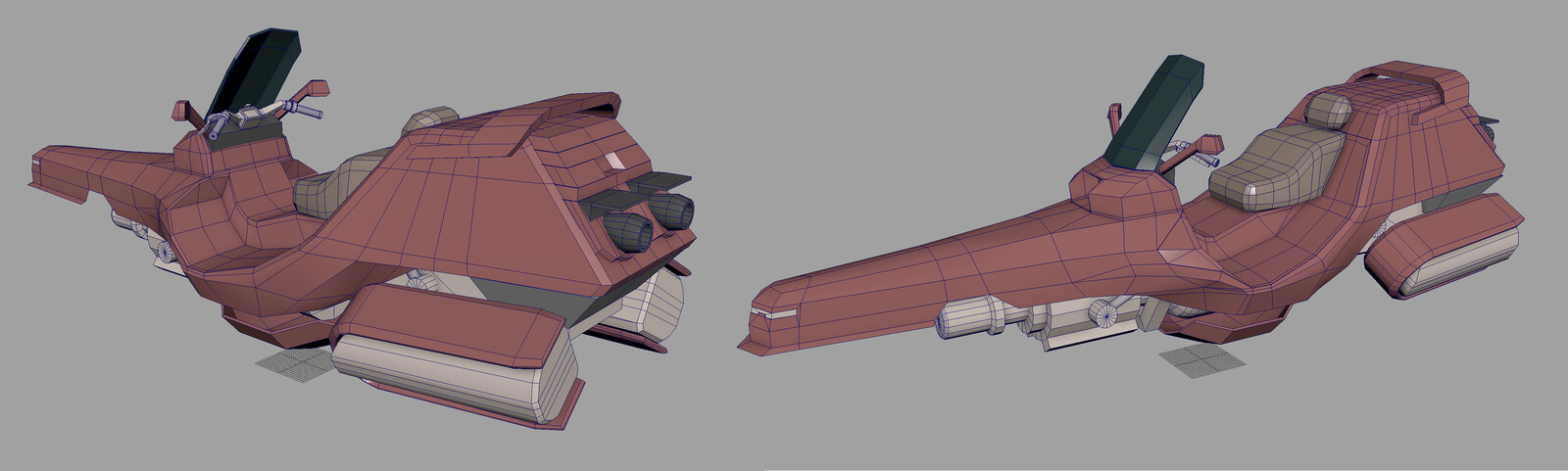 Blockout Mesh
// This is important to get the scale and proportion right.