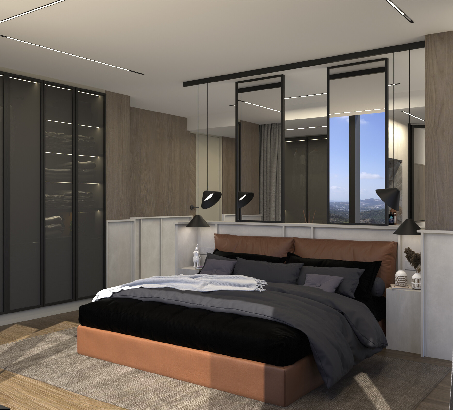 ArtStation - Modern Bedroom Design 2