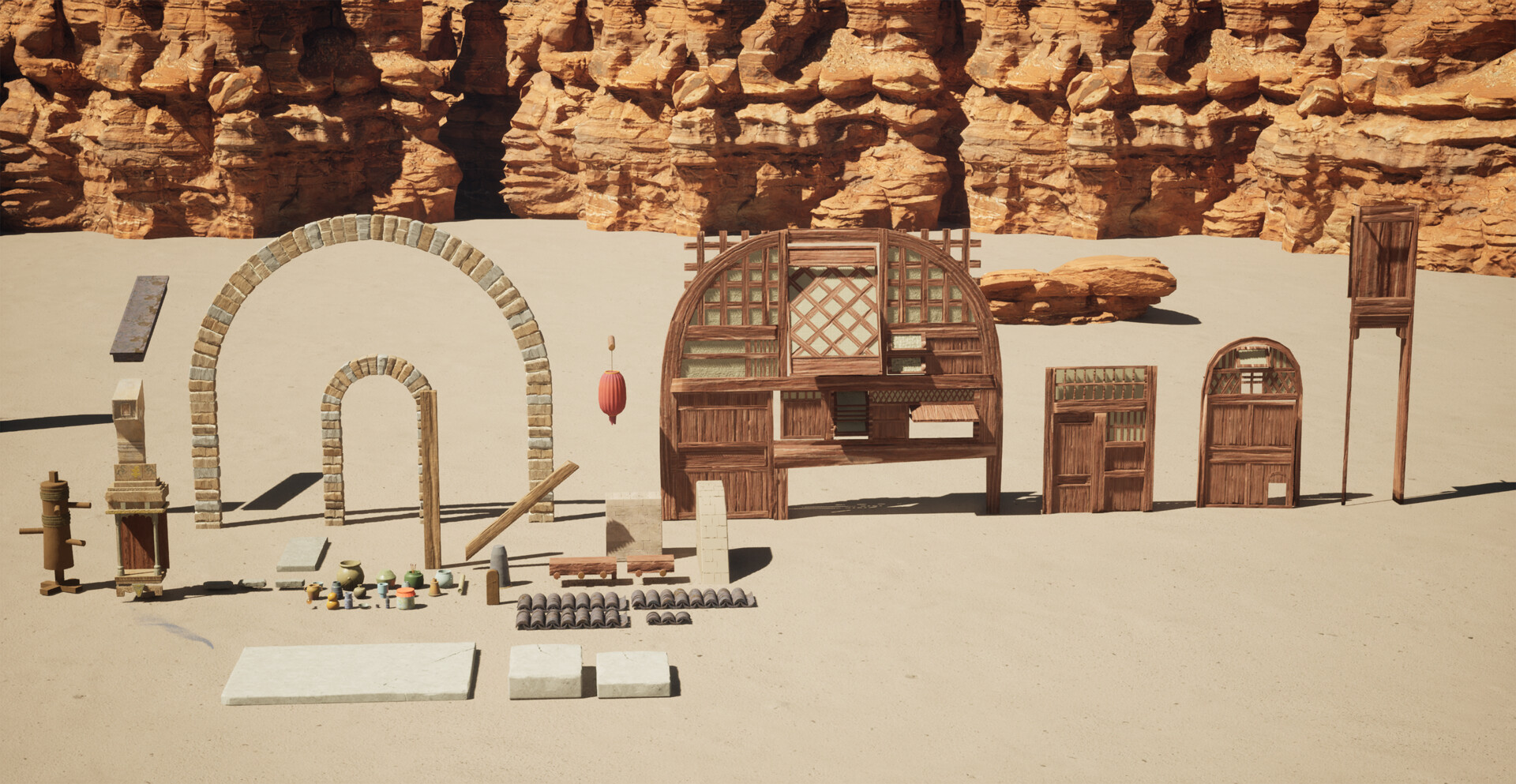 Desert Shop Environment