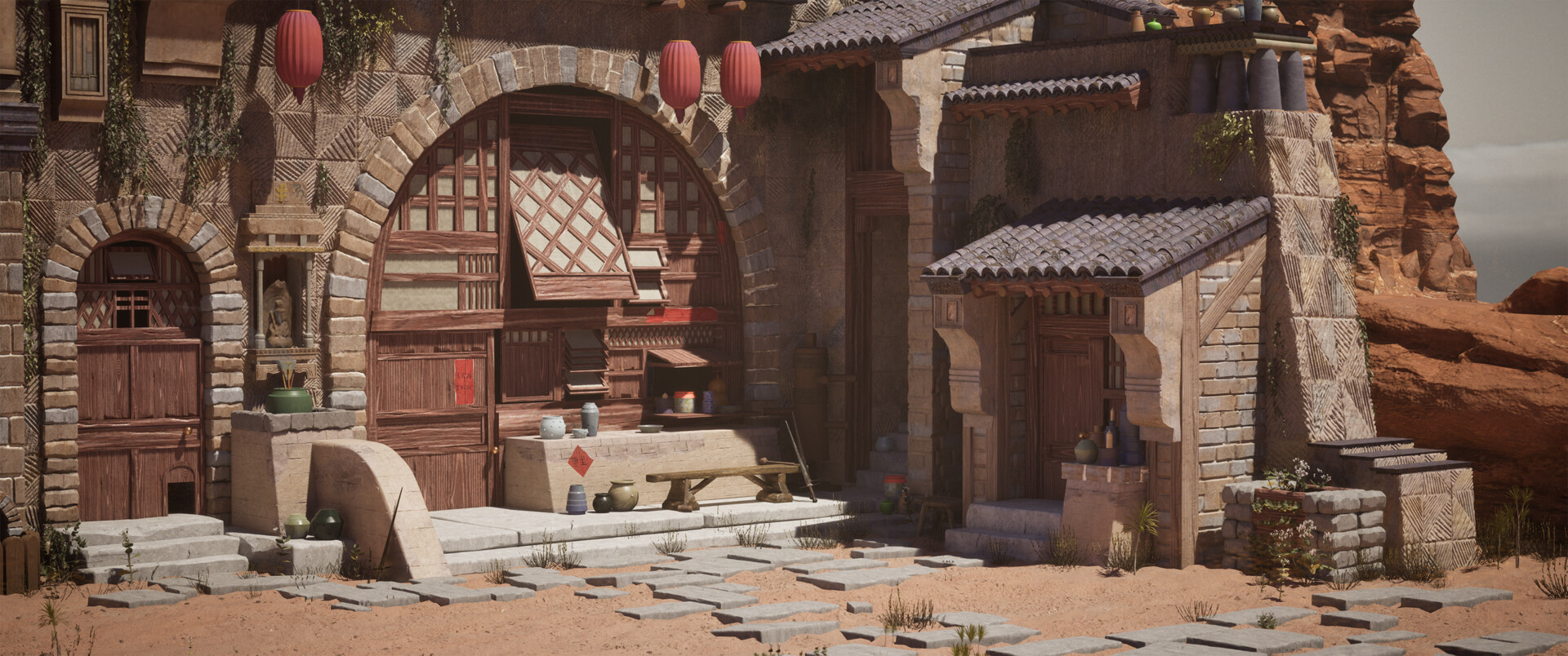 Desert Shop Environment