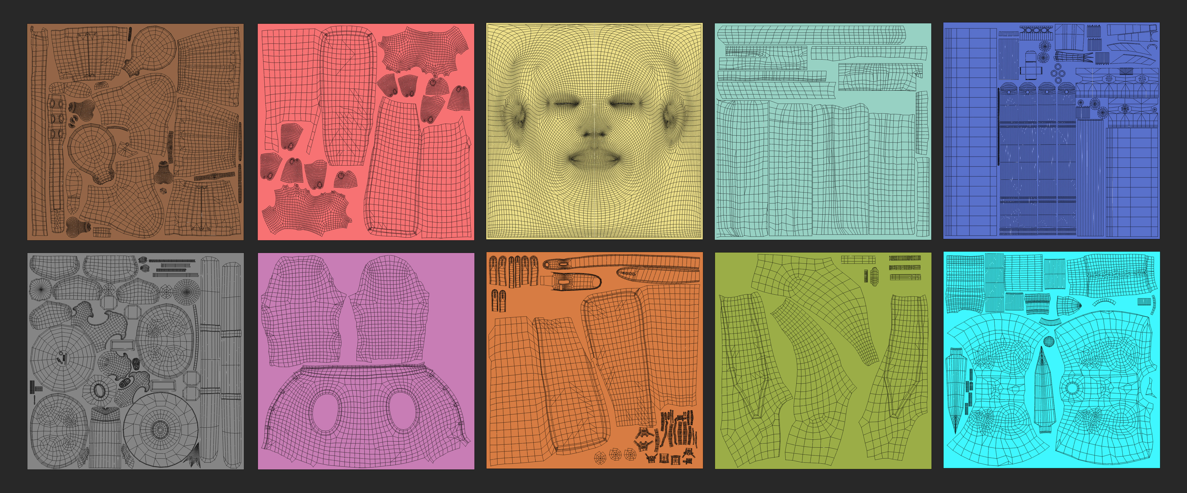 UV maps