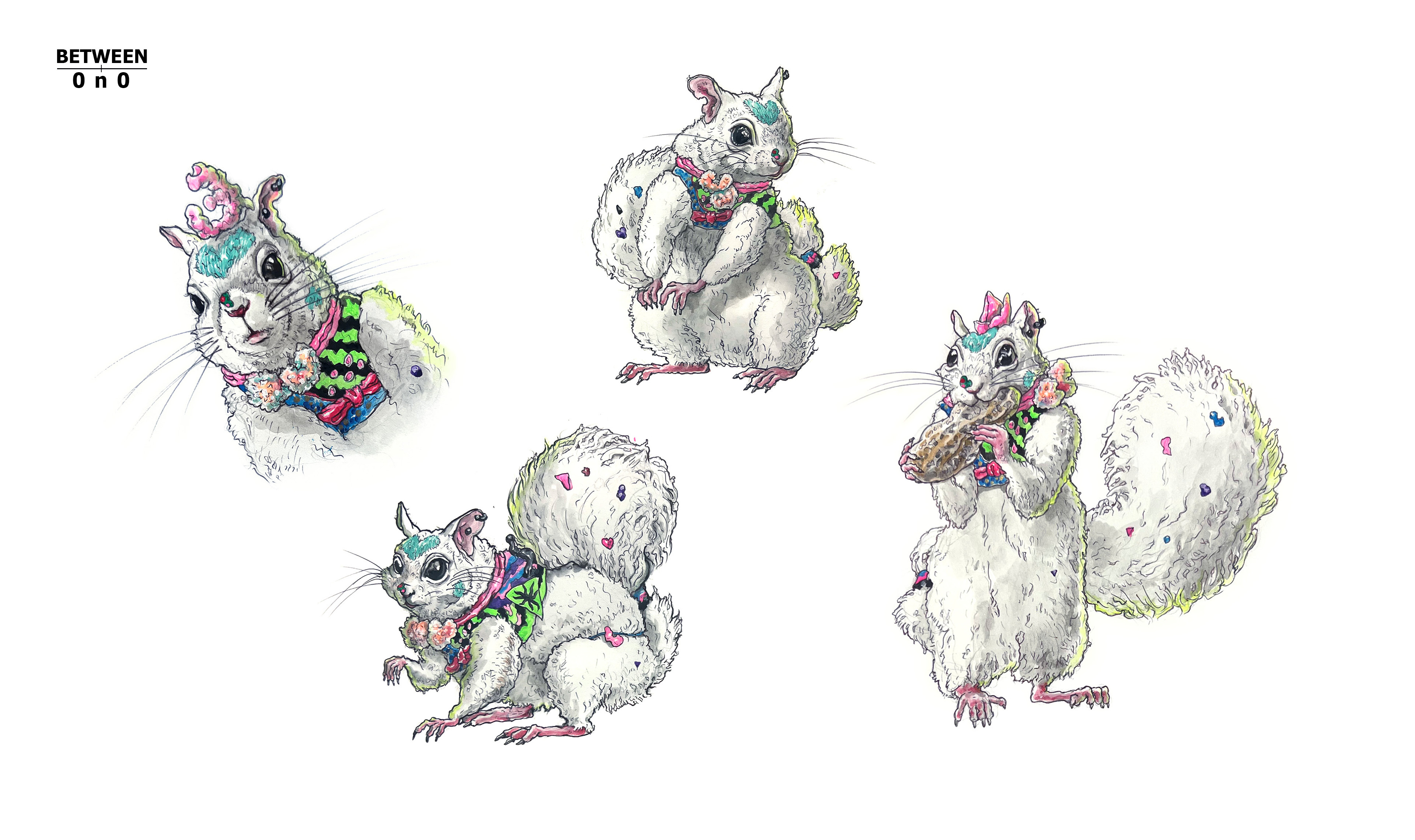 This is a secondary squirrel character, Yamo.