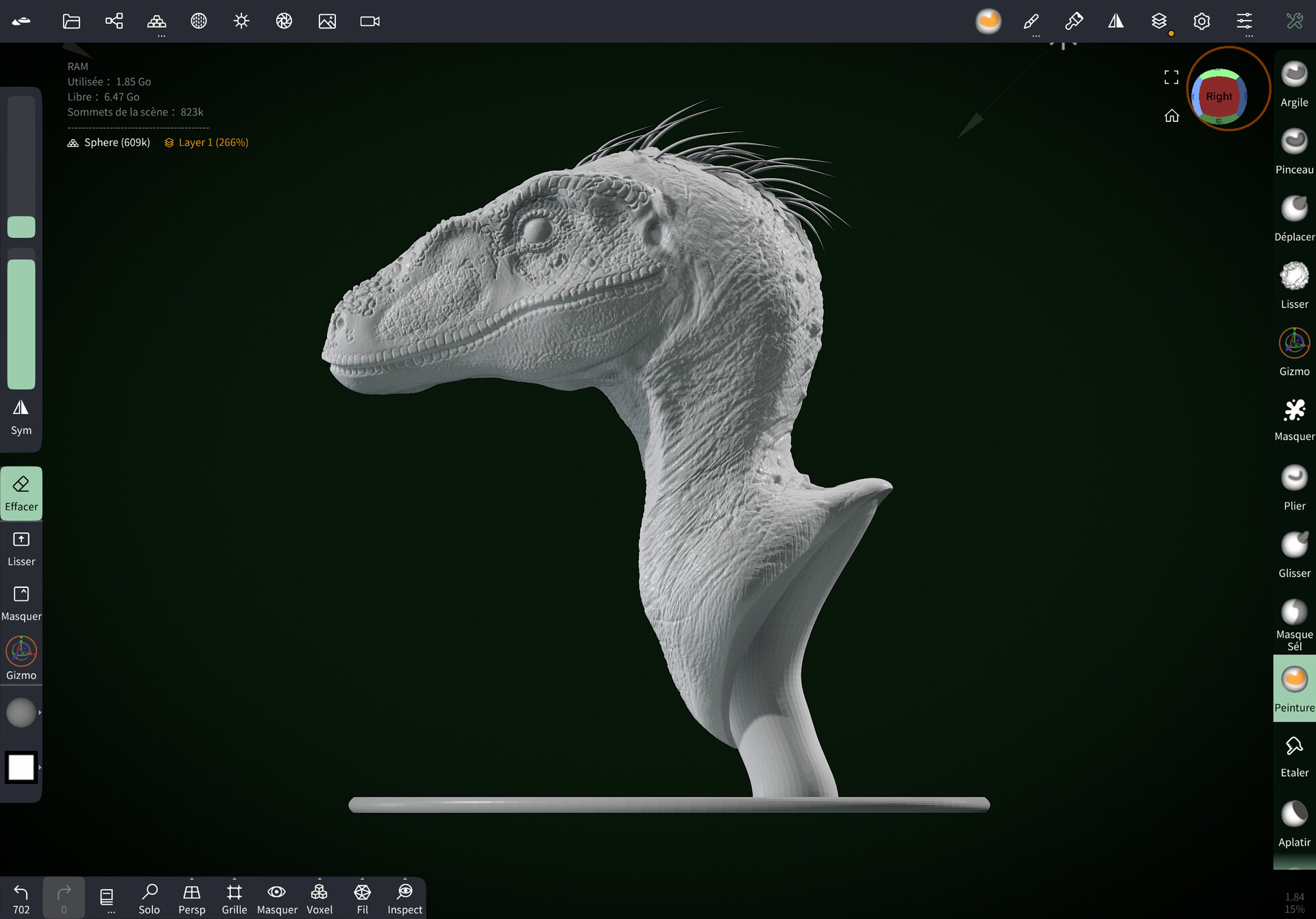 Marine - Tsukioreo - JP3 Raptor Bust with Nomad