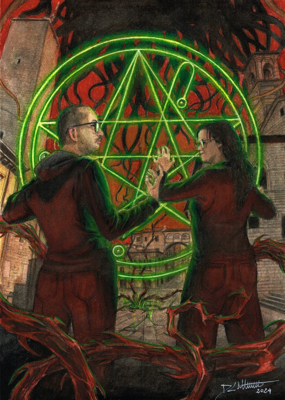 Great Goat of Love
A couple summoning Shub-niggurath, that's a really unconventional Valentine's day 
