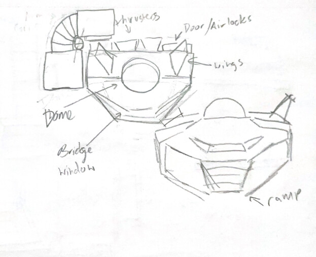 Quick concept art of this ship