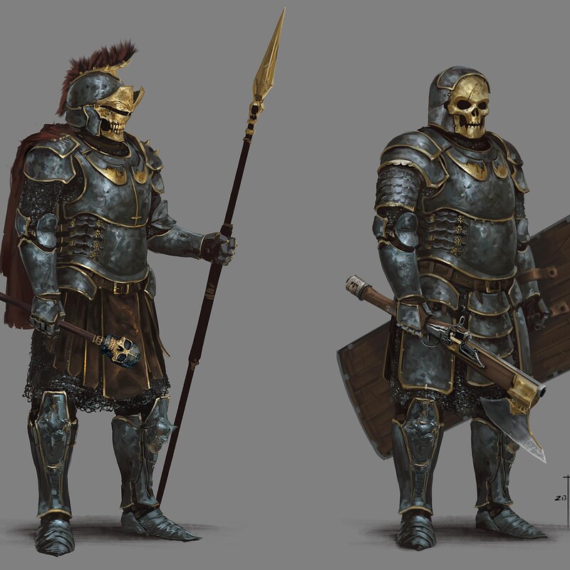 Skull Brigade Character Design