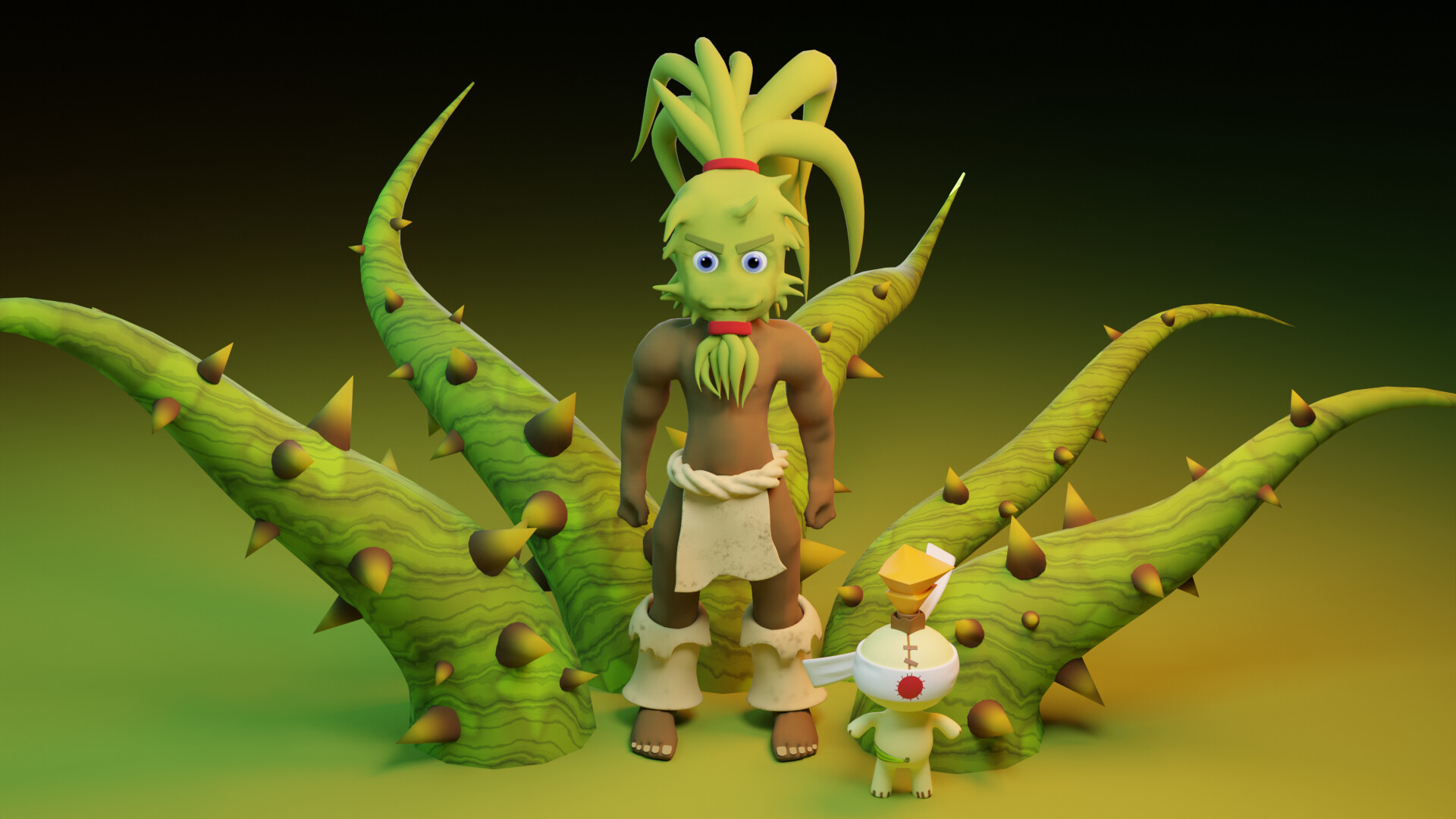 ArtStation Sadida Dofus Fan art