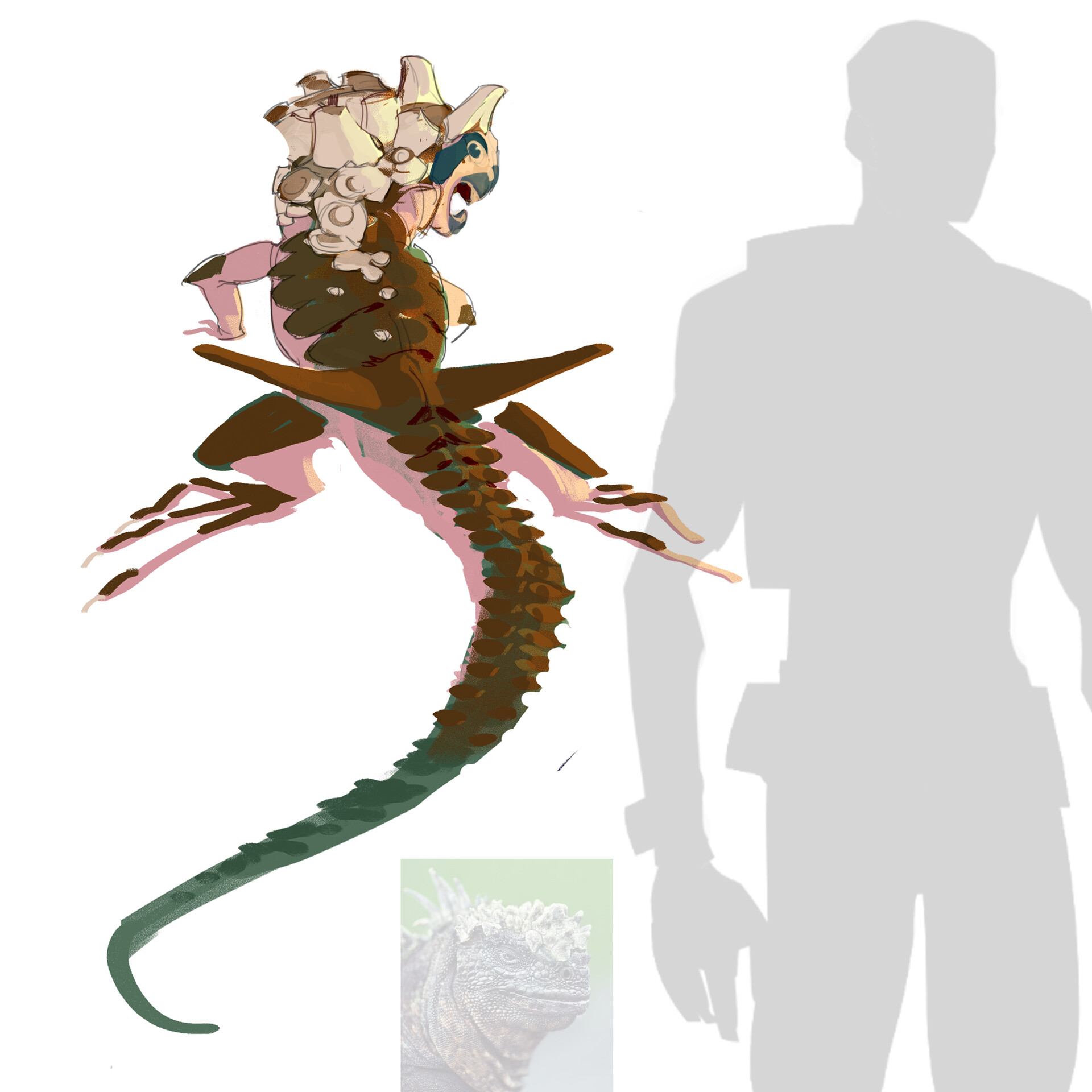 Envar Studio - Project Black Creature and Character concept art