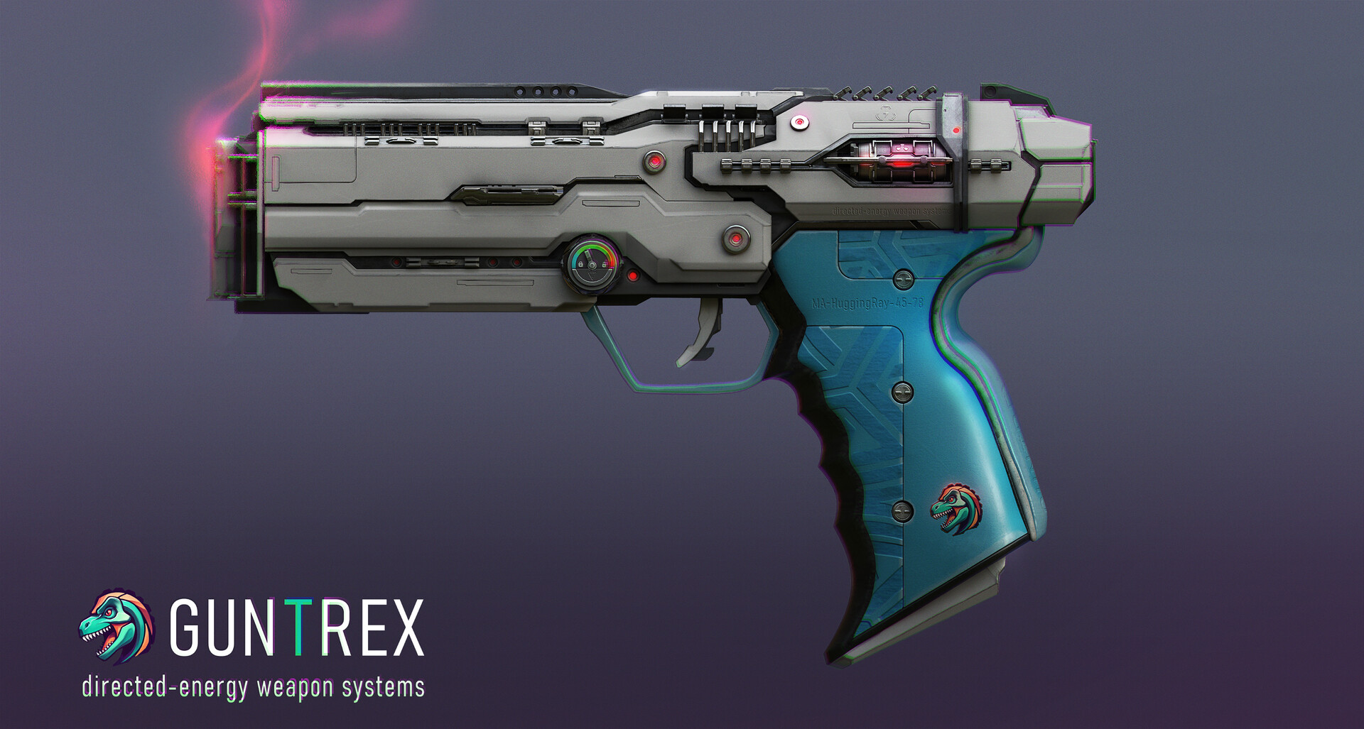 Magnetic Shock Pistol (3DCoat)