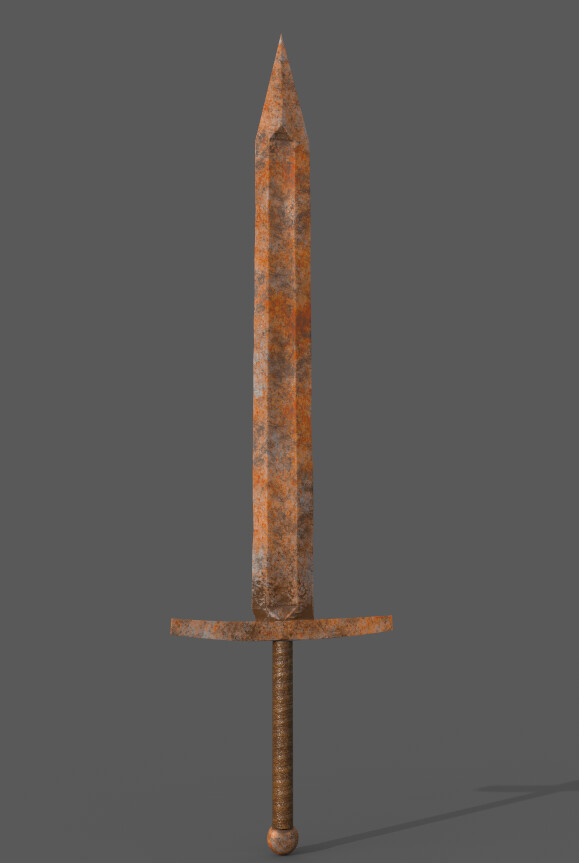 Artstation rusty sword