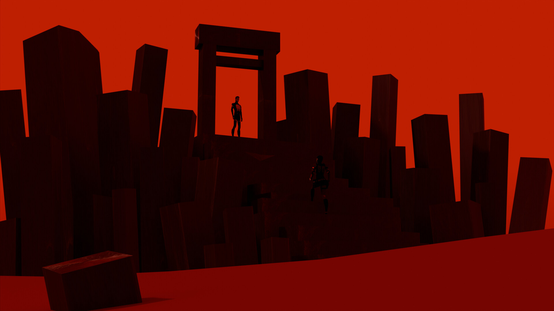 ArtStation - SIGNALIS Red Desert moments