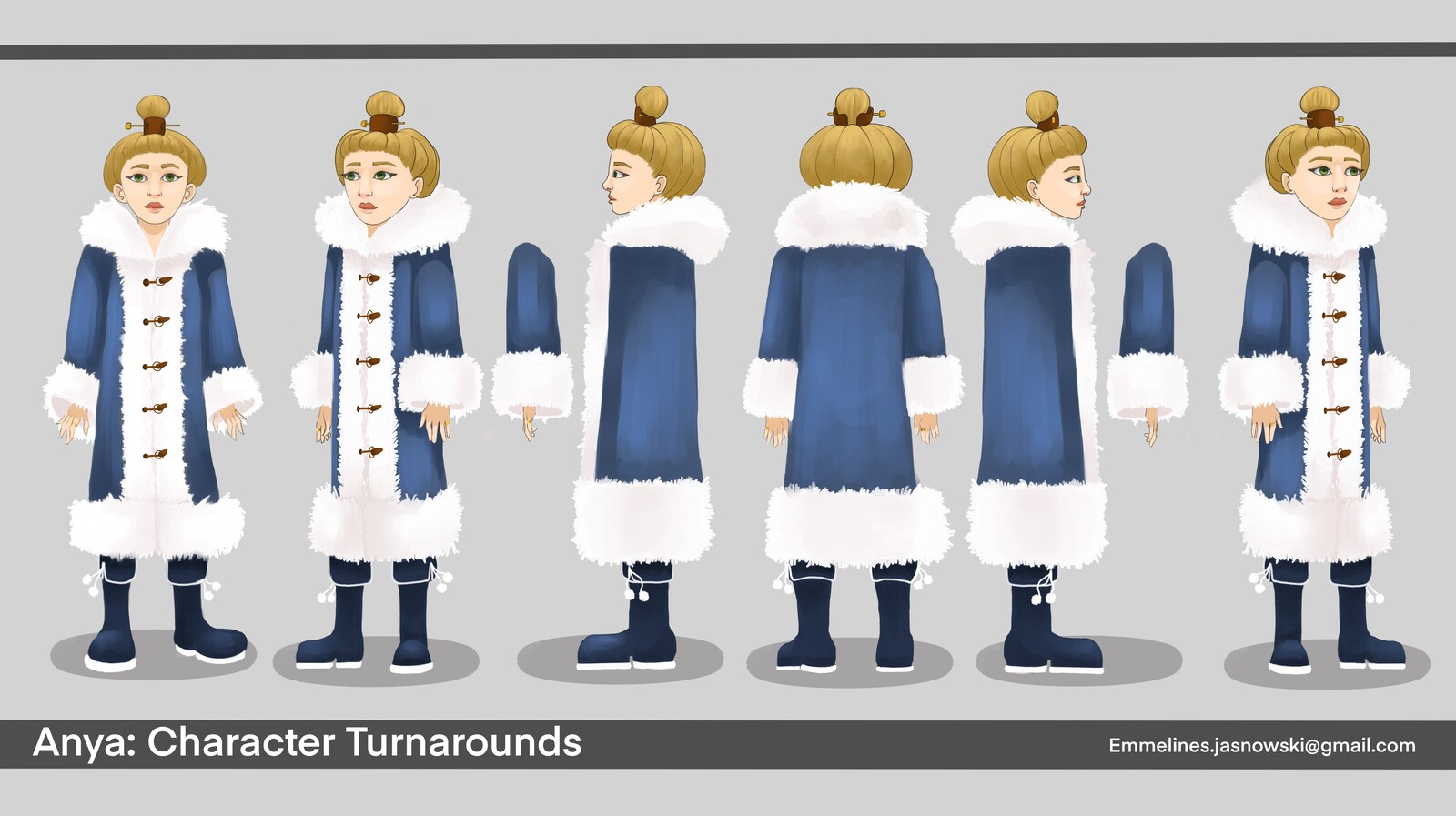 Anya Character Turnarounds