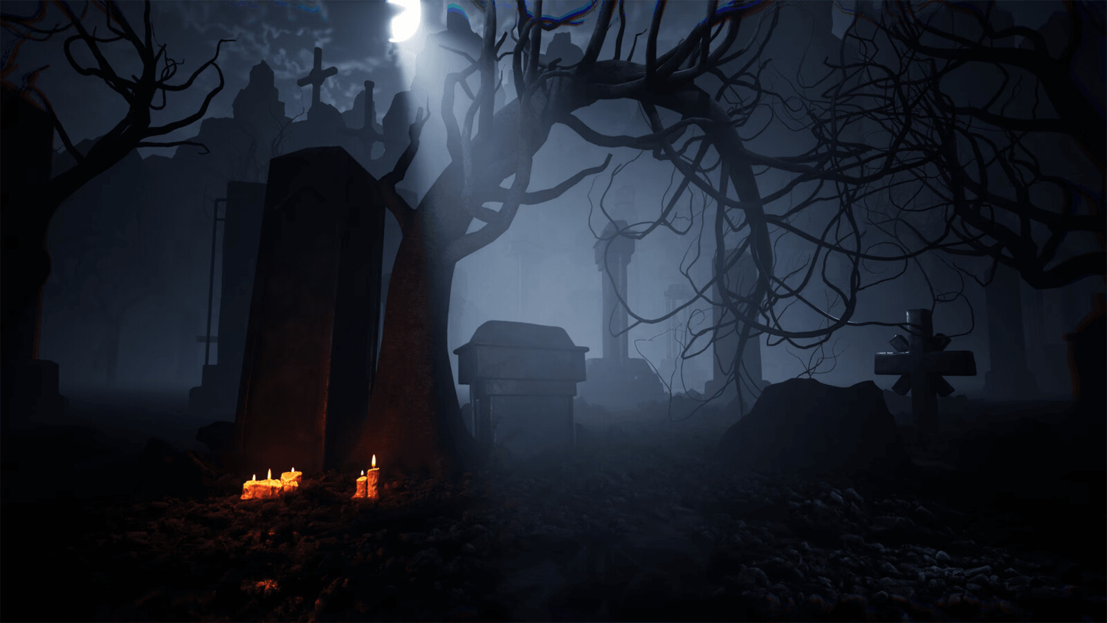 Cursed Graveyard / 24+ Assets