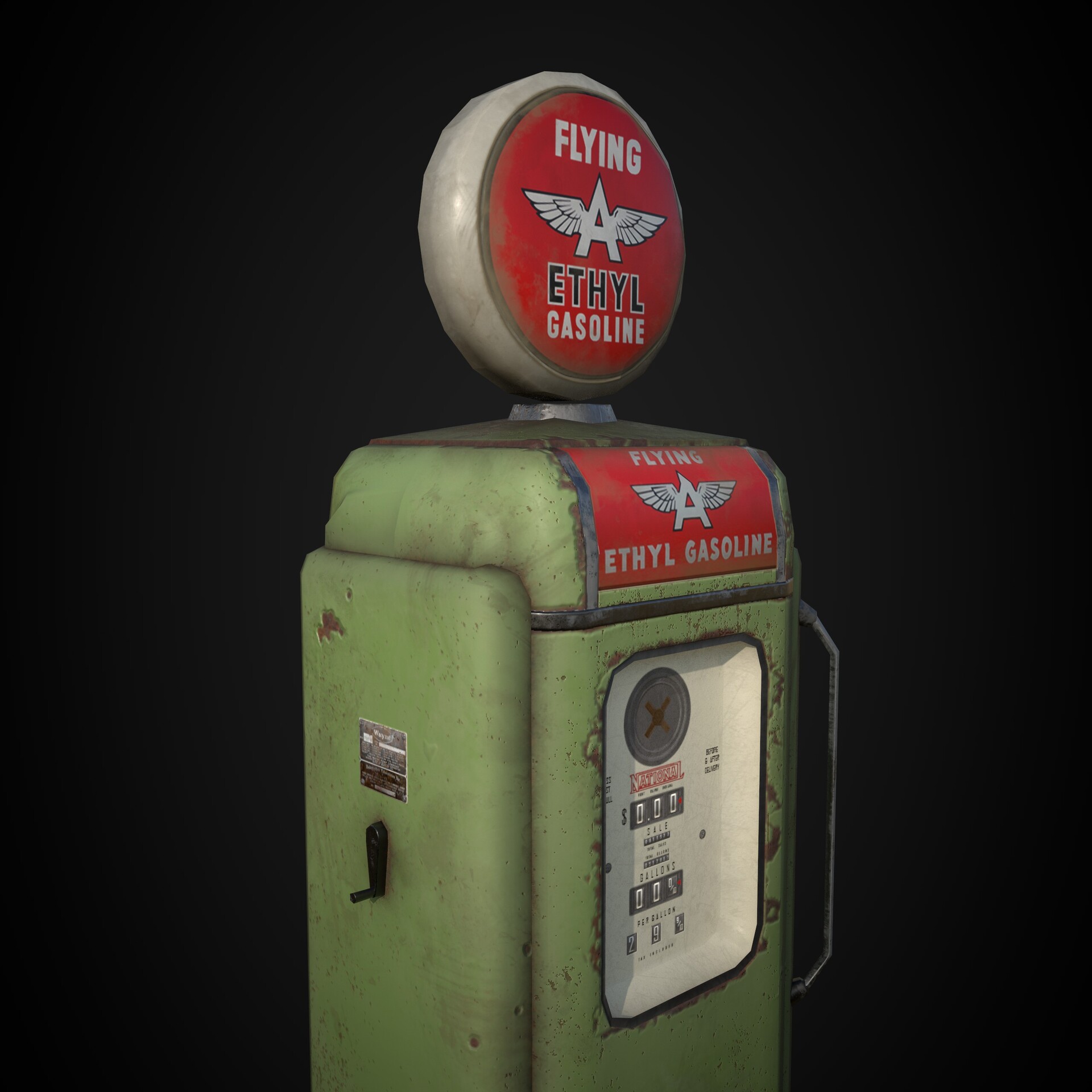 ArtStation - Old Gas Pump
