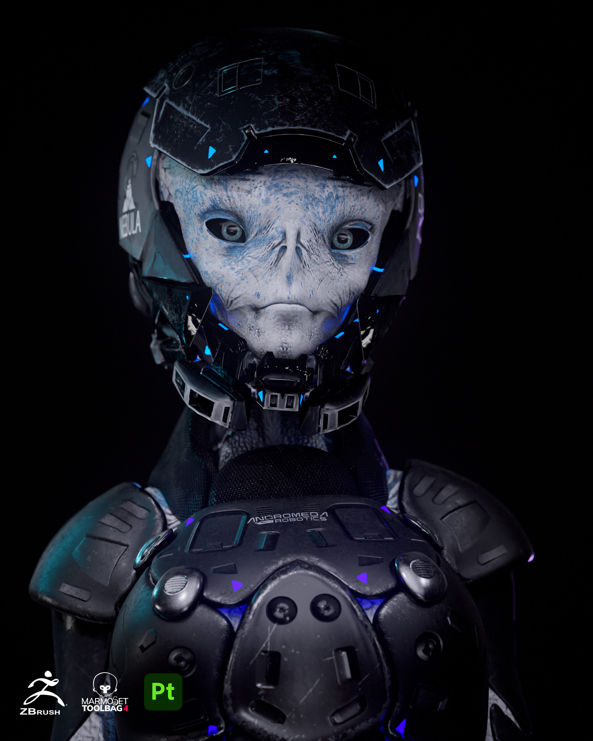 ArtStation - ALIEN HUMANOIDE BZ 3456 BY Oscar creativo