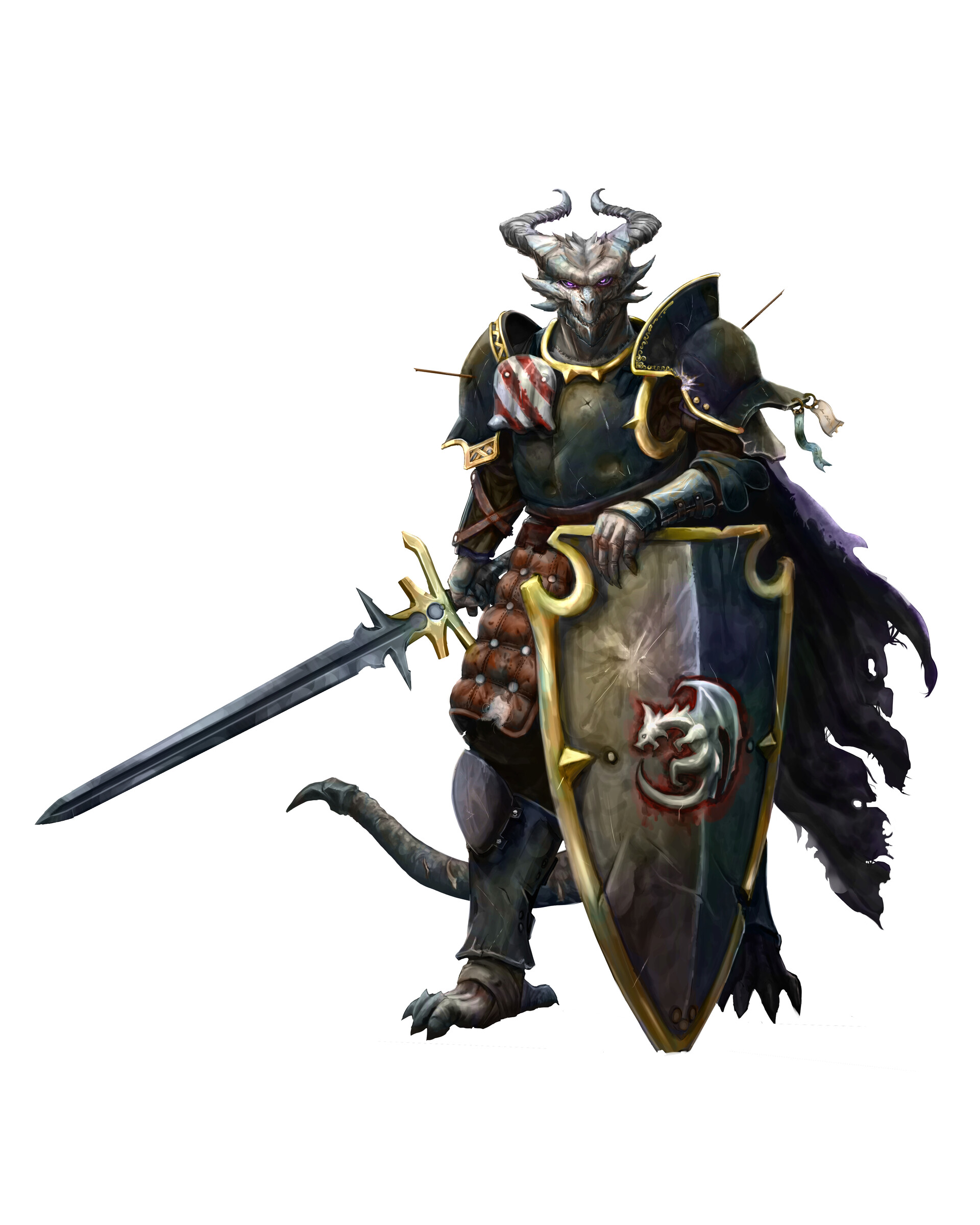 ArtStation - Paladin Dragonborn