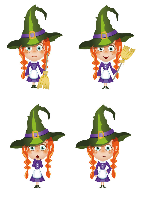 Witch character concept art