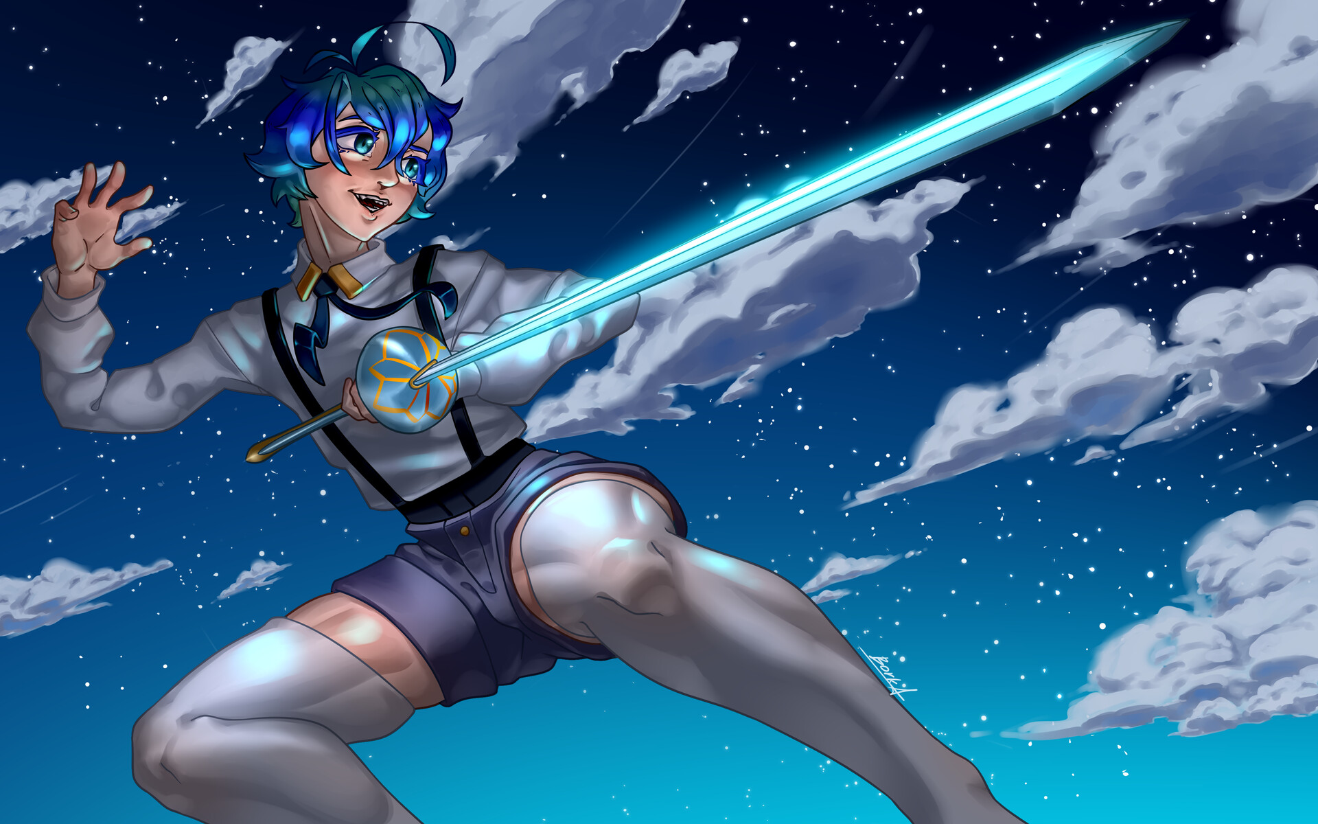 ArtStation fanart Pram Schneider A Returner's Magic Should Be