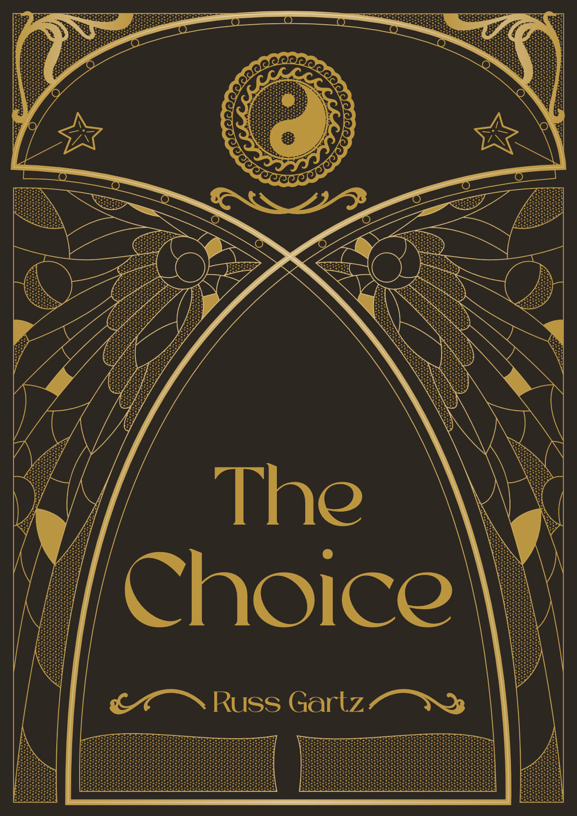 Alternate design choice for The Choice book cover.