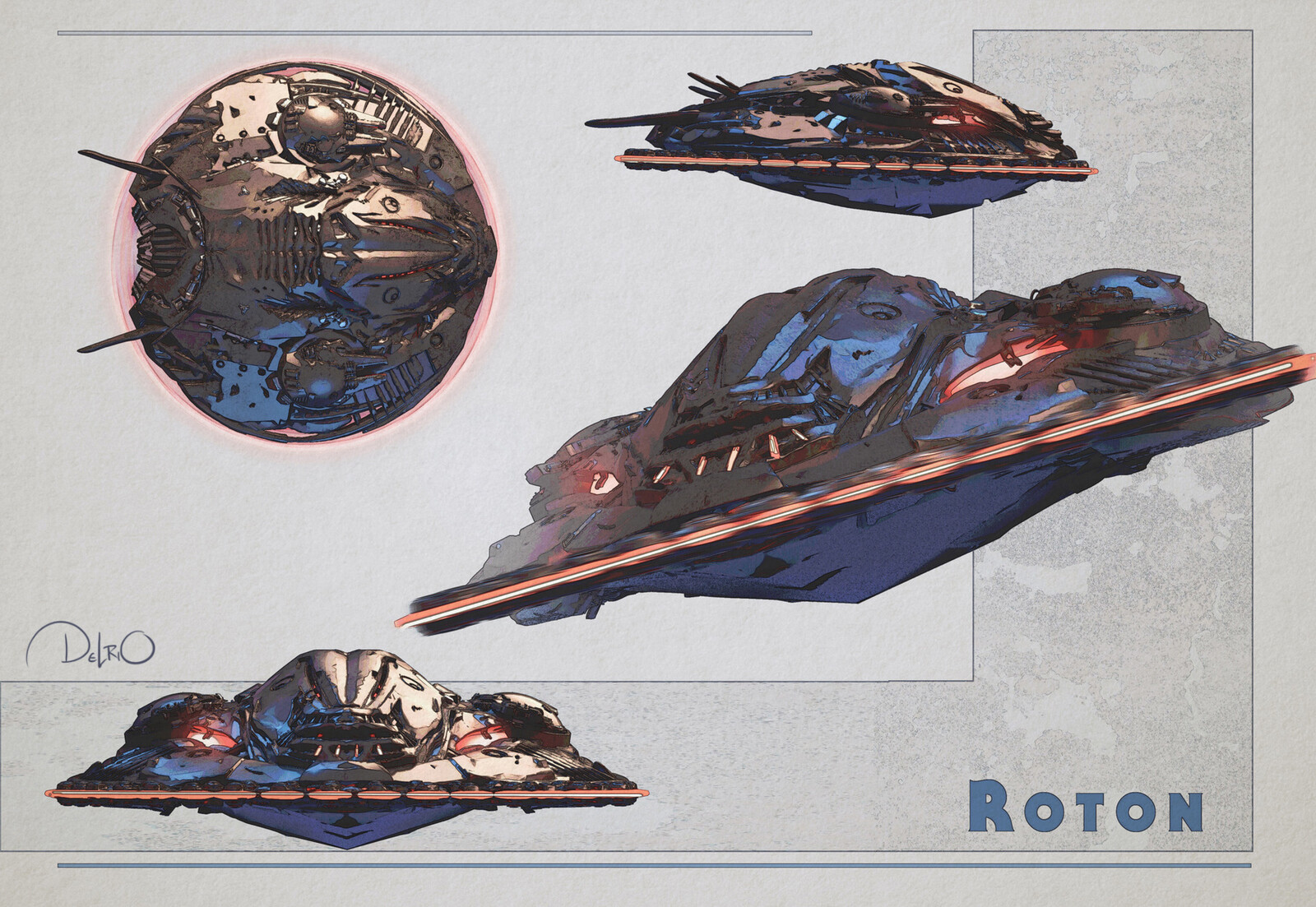 ROTON - My generaly thinking with my take on these guys was that they are sentient to a certain degree. I always envision these as something that Skeletor magic unearthed in the lower bowels of Snake Mountain.