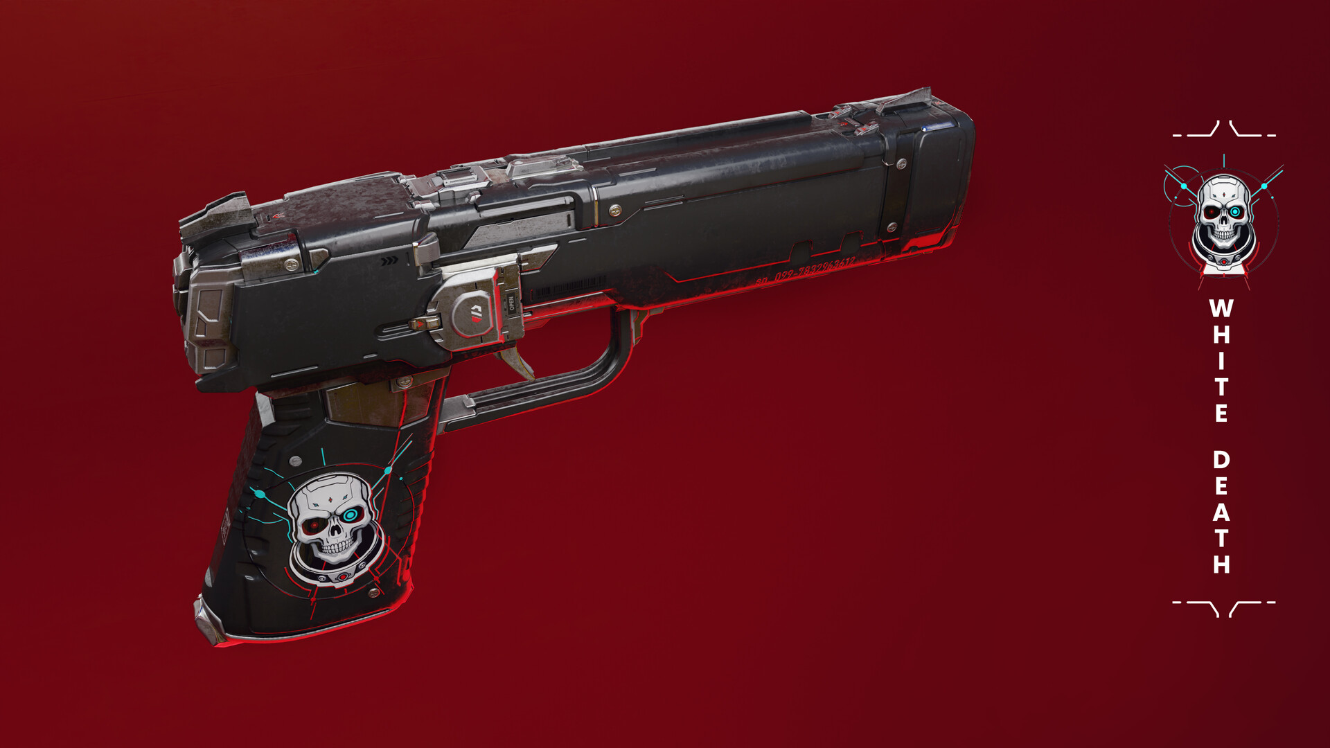 Magnetic Shock Pistol (3DCoat)