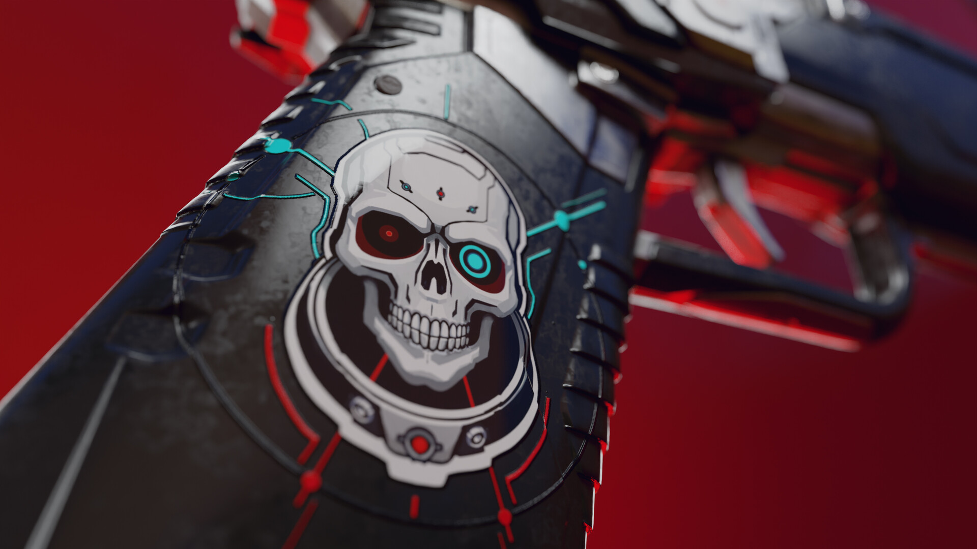 Magnetic Shock Pistol (3DCoat)