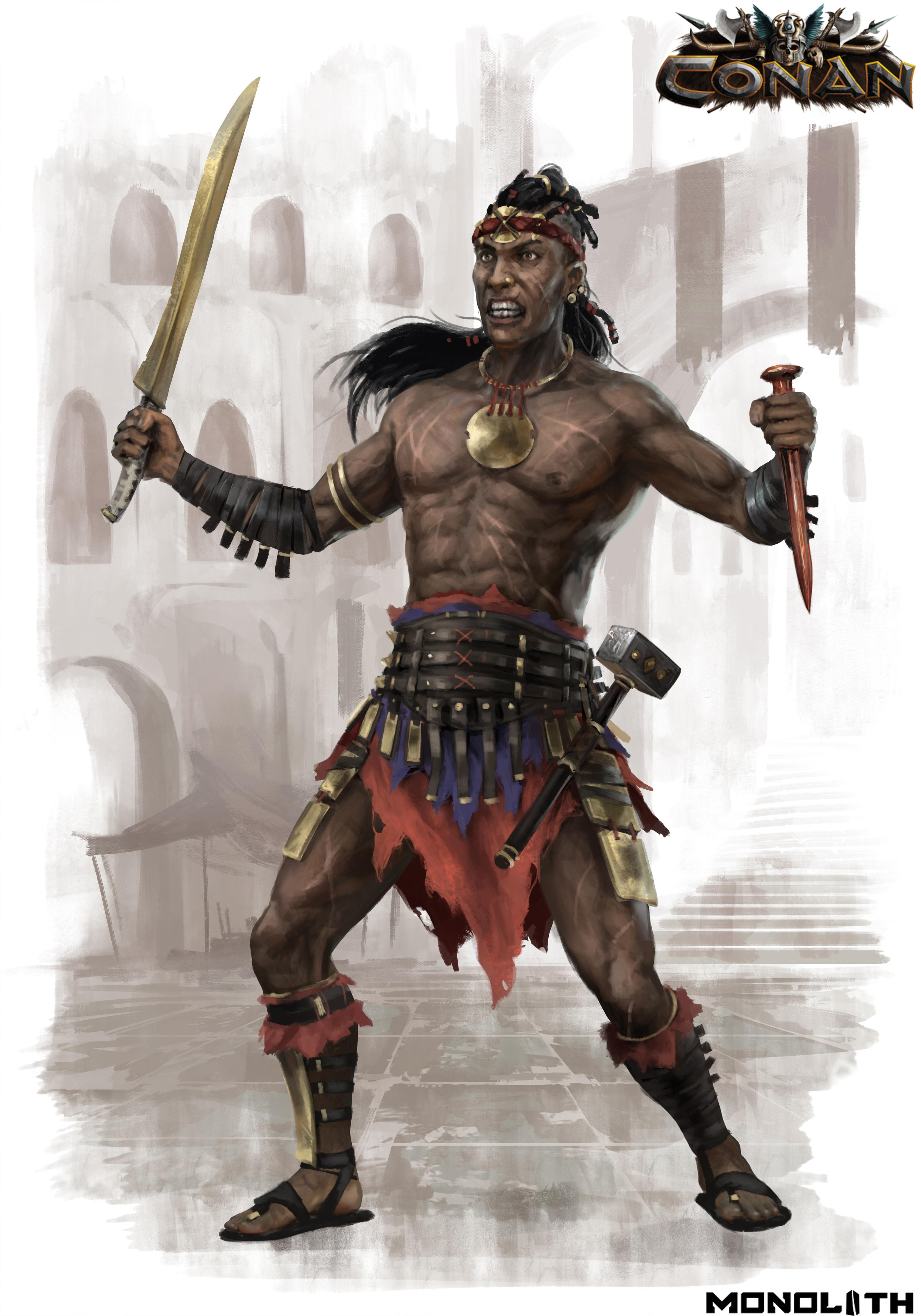 Conan: Red Nails - Character Illustration