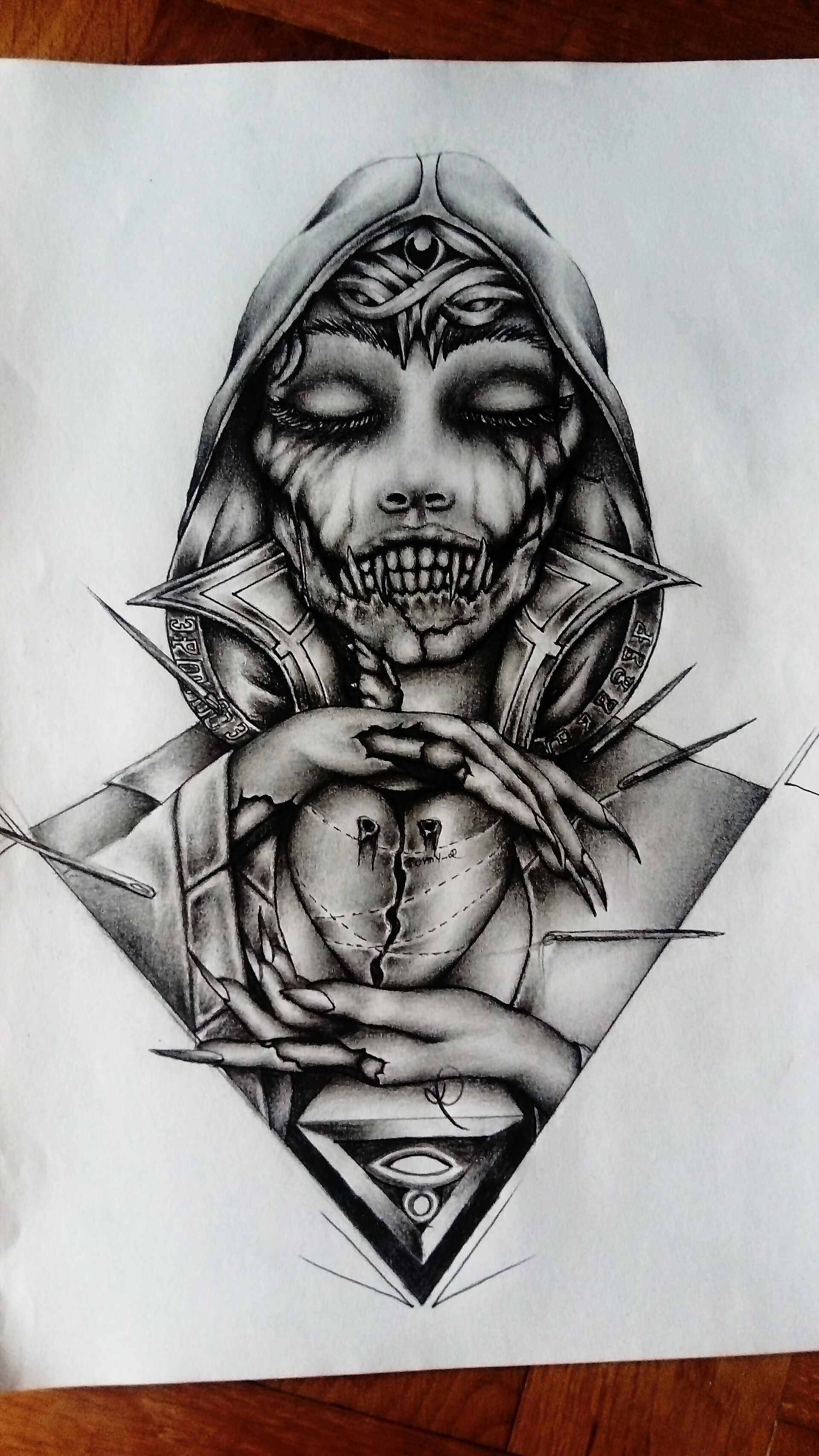 Gothic vampire tattoo | Vampire tattoo, Vampire tattoo designs, Bats tattoo  design